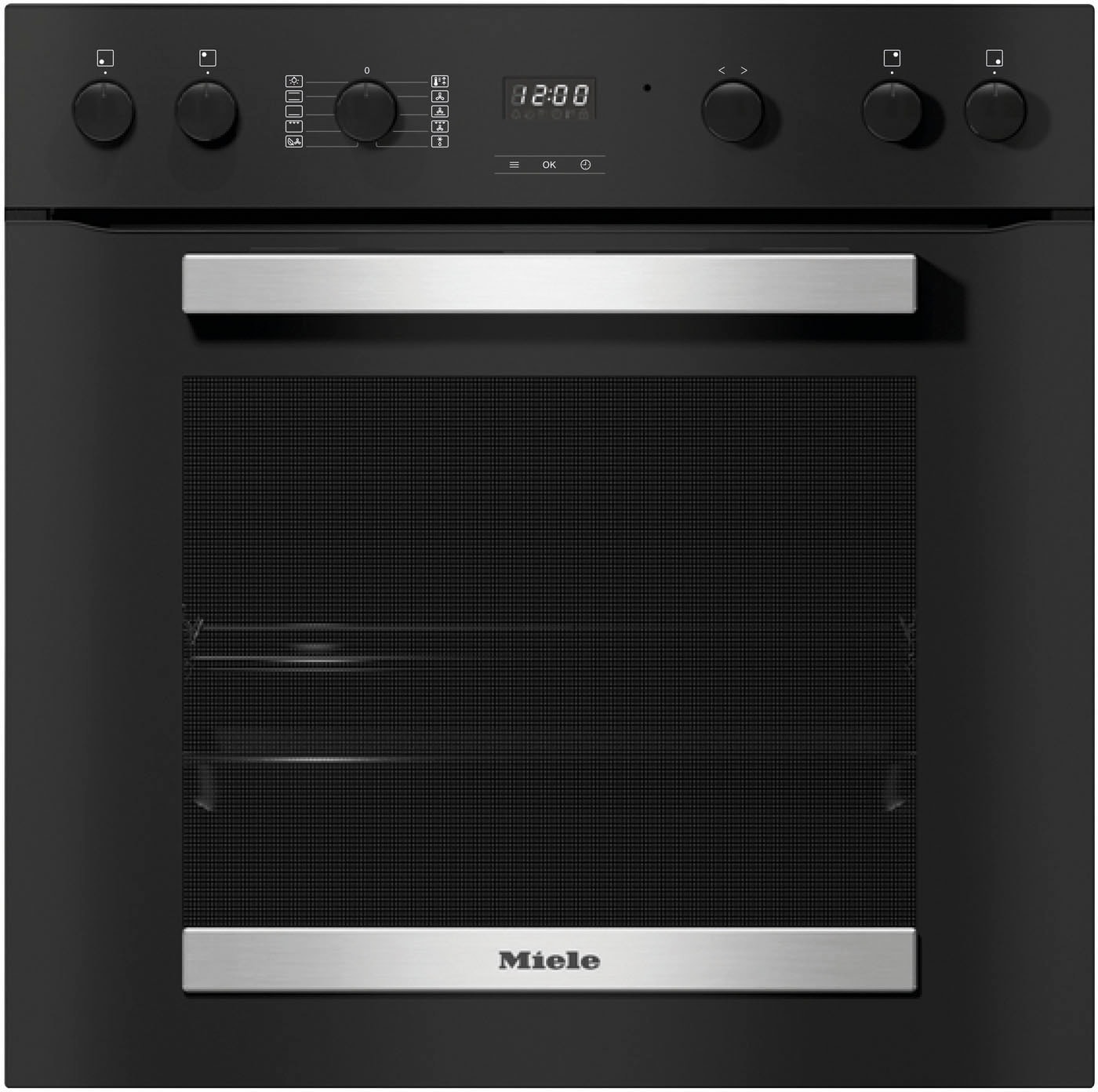 Miele Induktions Herd-Set »H2455I D OBSW/EDST-LOOK + KM 7061 F«, PerfectClean Ausstattung, EasyControl Bedienung