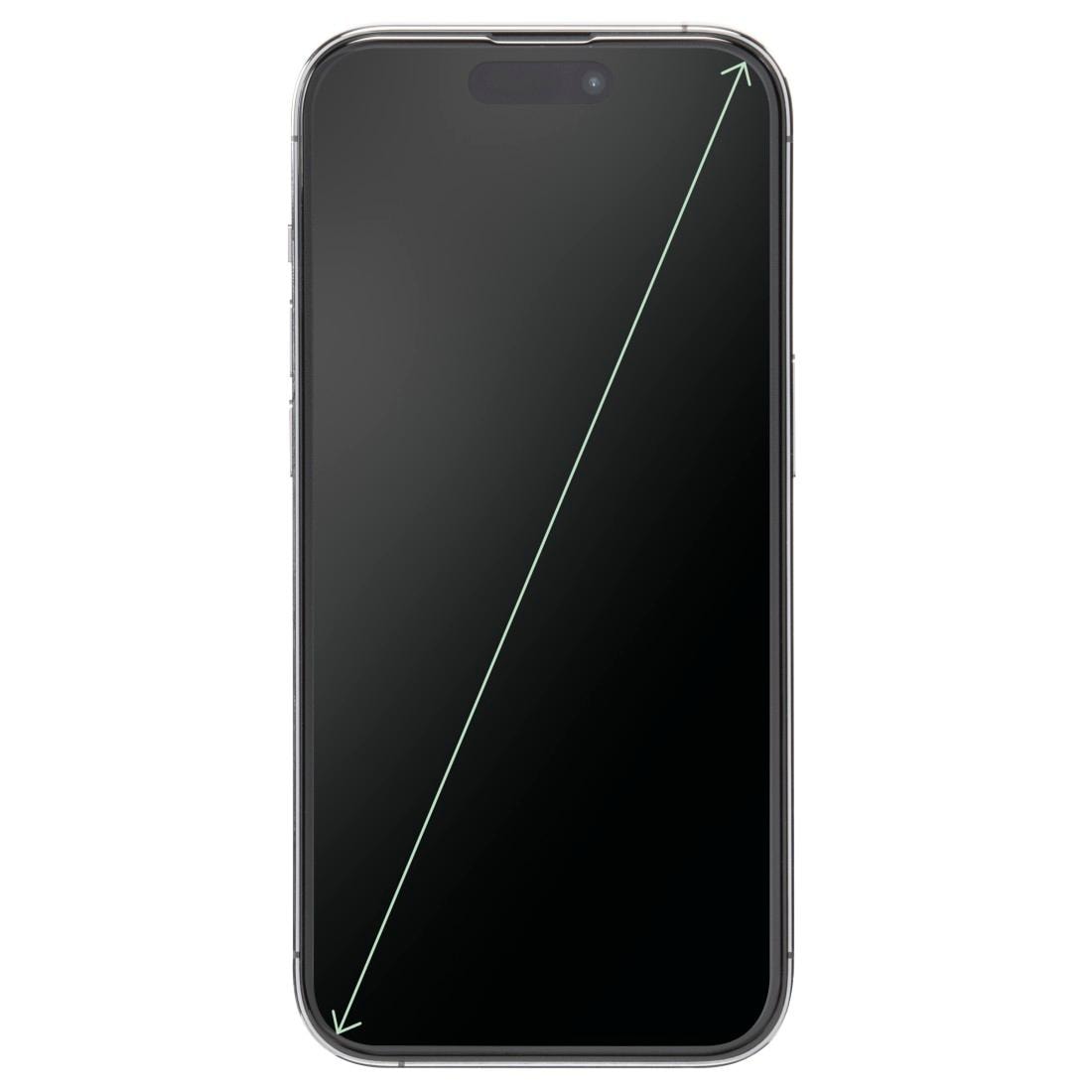 Hama Displayschutzglas »Displayschutz f. Apple iPhone Air (Panzerglas ultraklar, Montagehilfe)«