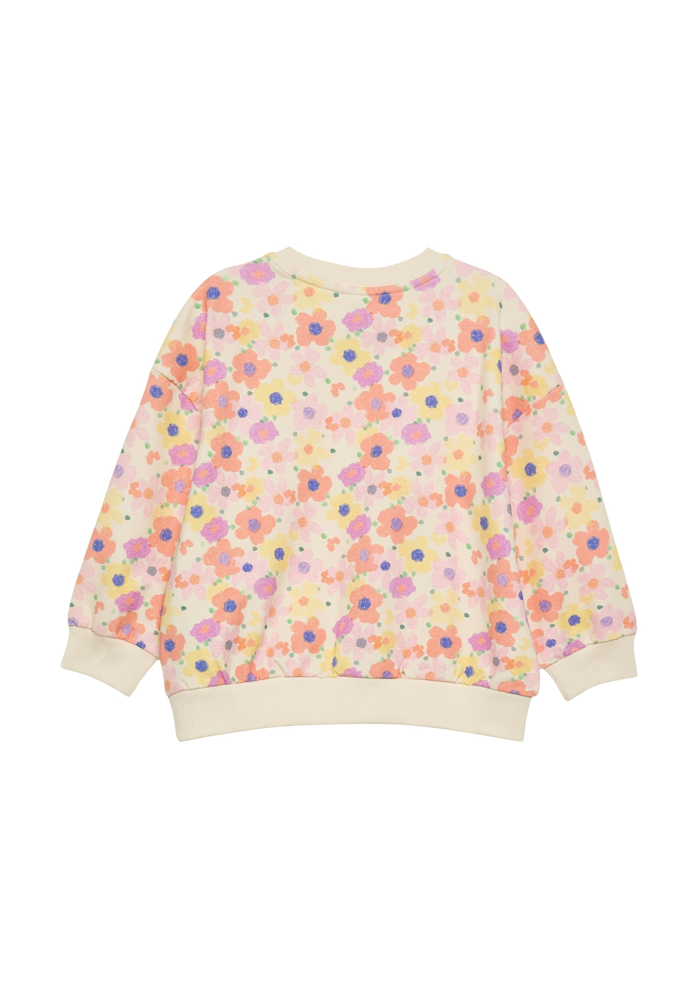 s.Oliver Junior Sweatshirt , mir floralem Allover-Print/für Girls
