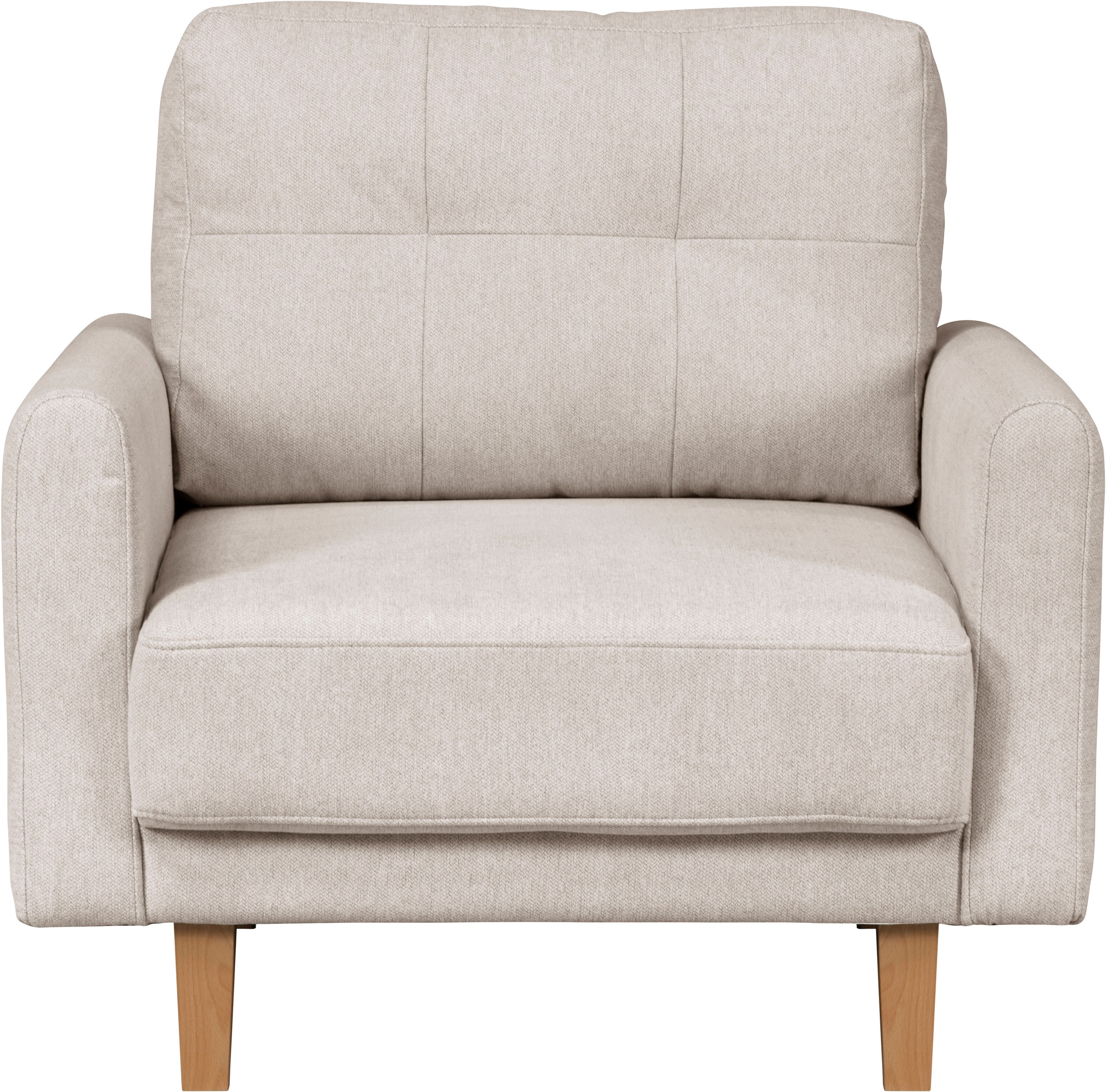 Home affaire Sessel »TRIPLO Relaxsessel mit Wellenunterfederung, Maße B/T/H: 95/100/89 cm«, Polstersessel mit Steppung im Rückenkissen, hohe Qualität