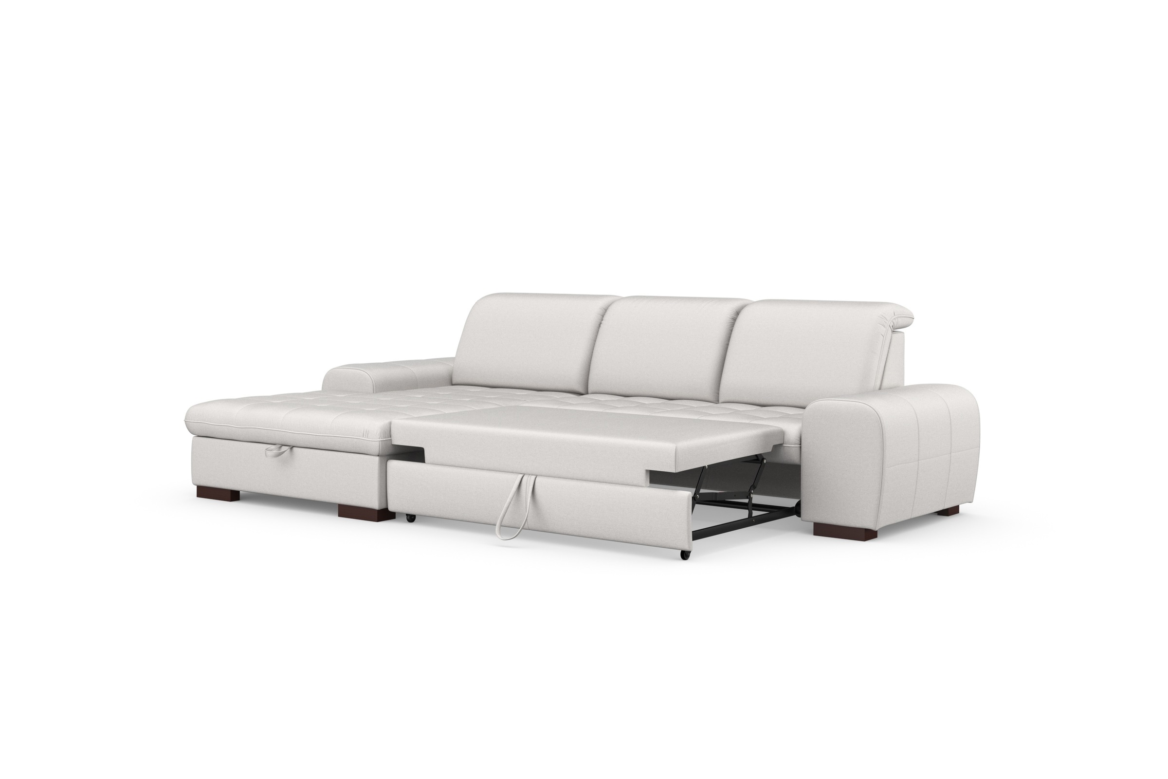 sit&more Ecksofa »Luxor L-Form«, wahlweise mit Bettfunktion, Bettkasten und Kopfteilverstellung