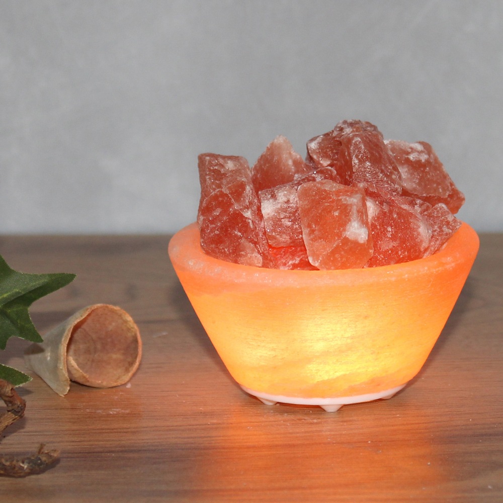 HIMALAYA SALT DREAMS Salzkristall-Tischlampe »Petite« LED-Modul 1 Stk. Warm günstig online kaufen