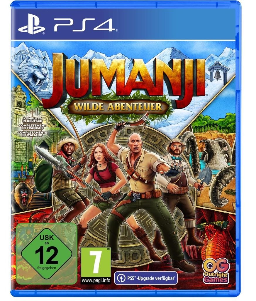 Outright Games Spielesoftware »Jumanji: Wilde Abenteuer«, PlayStation 4