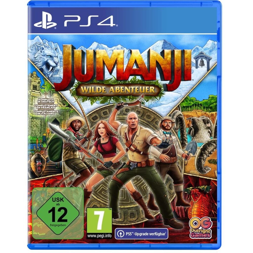 Outright Games Spielesoftware »Jumanji: Wilde Abenteuer«, PlayStation 4