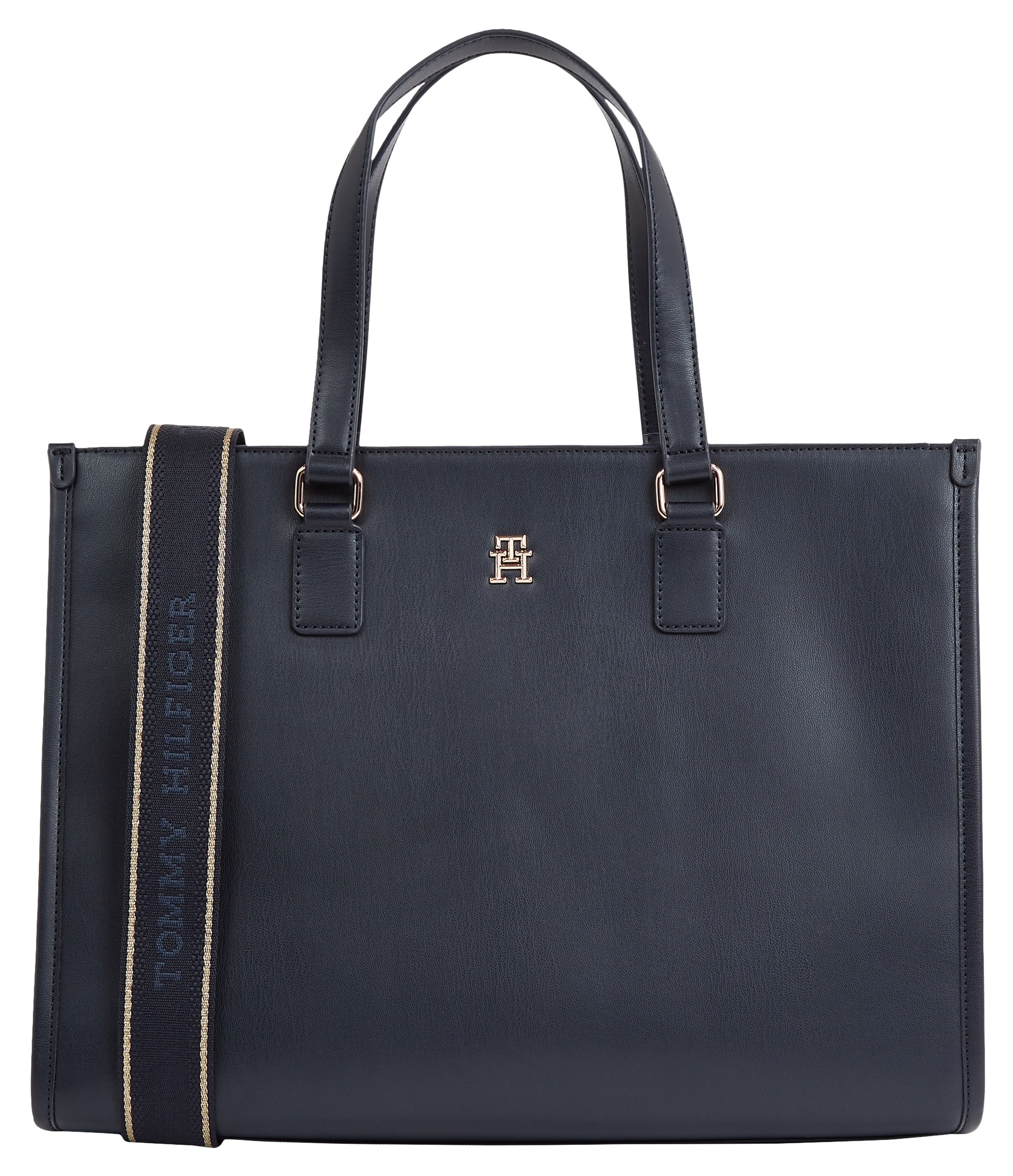 Tommy Hilfiger Shopper »TH MONOTYPE TOTE«, Handtasche Damen Tasche Damen Schultertasche Henkeltasche