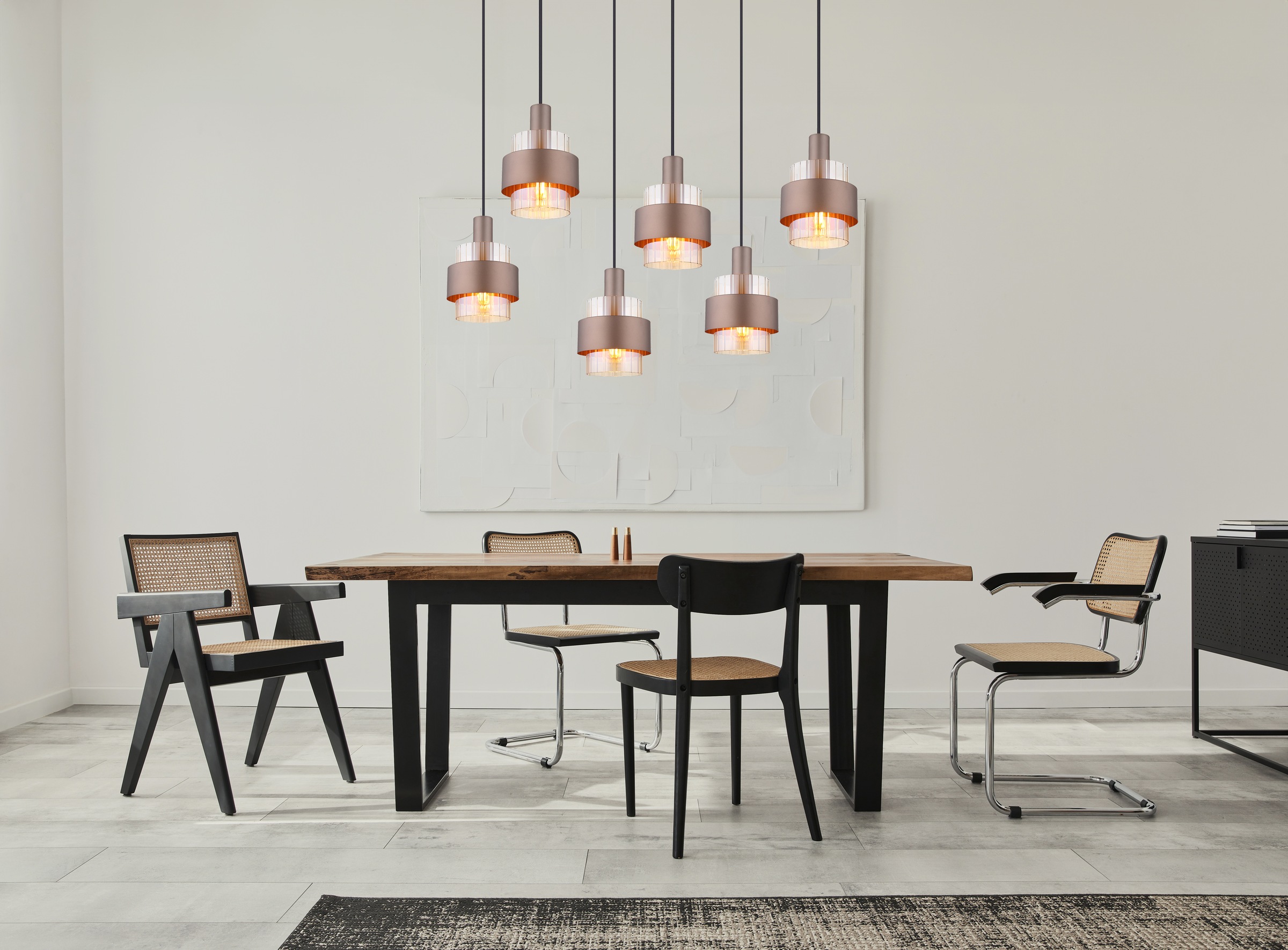 GLOBO LIGHTING Hängeleuchte »MILLEY« E27 1 Stk. Hängelampe/Pendelleuchte/Es günstig online kaufen