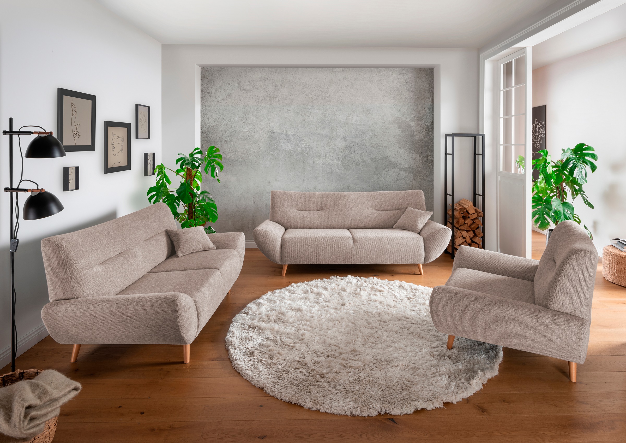 Home affaire Polstergarnitur »Drago elegant und zeitlos, komfortabel, moder günstig online kaufen