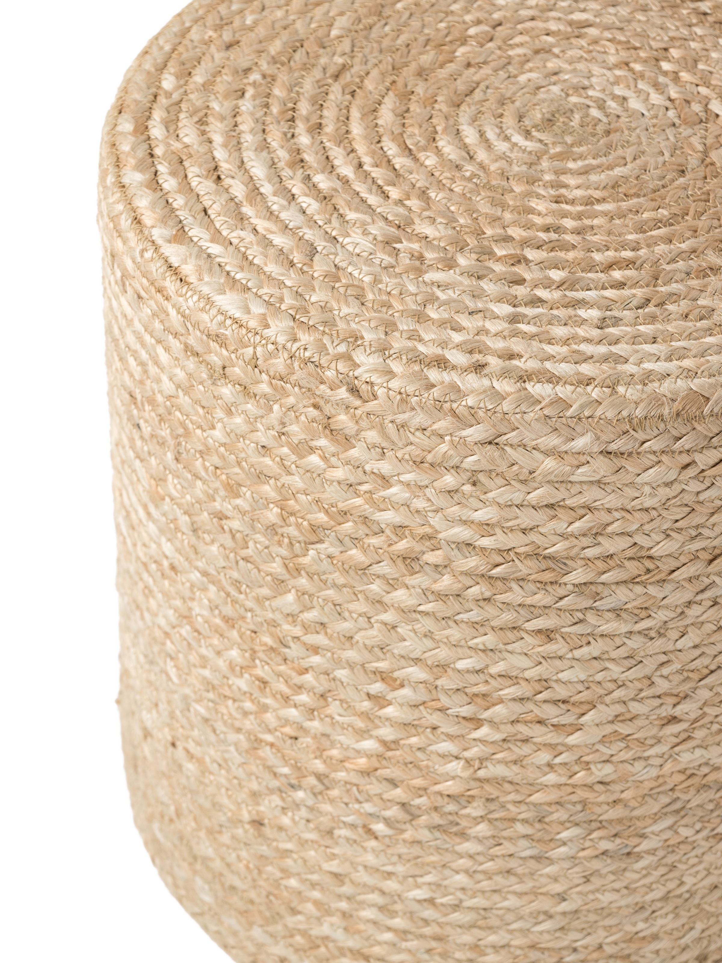 HANSE Home Pouf »Jutta, Jute«, (1 St.), Jute, Natur, Wohnzimmer, Esszimmer, Schlafzimmer, Flur, Modern, Boho