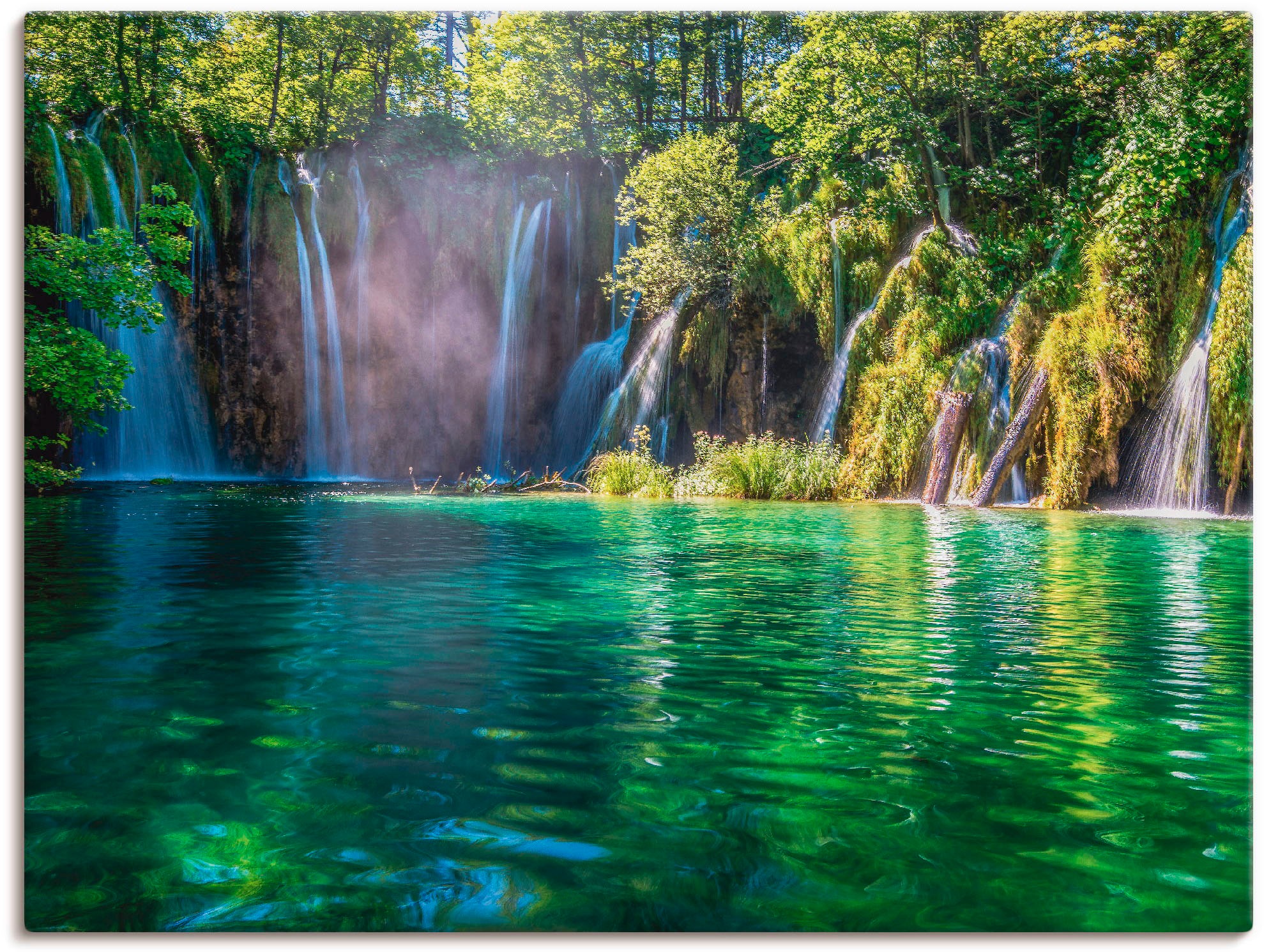 Artland Leinwandbild »Kroatiens Märchenwelt« Gewässer 1 Stk. tlg. auf Holzr günstig online kaufen