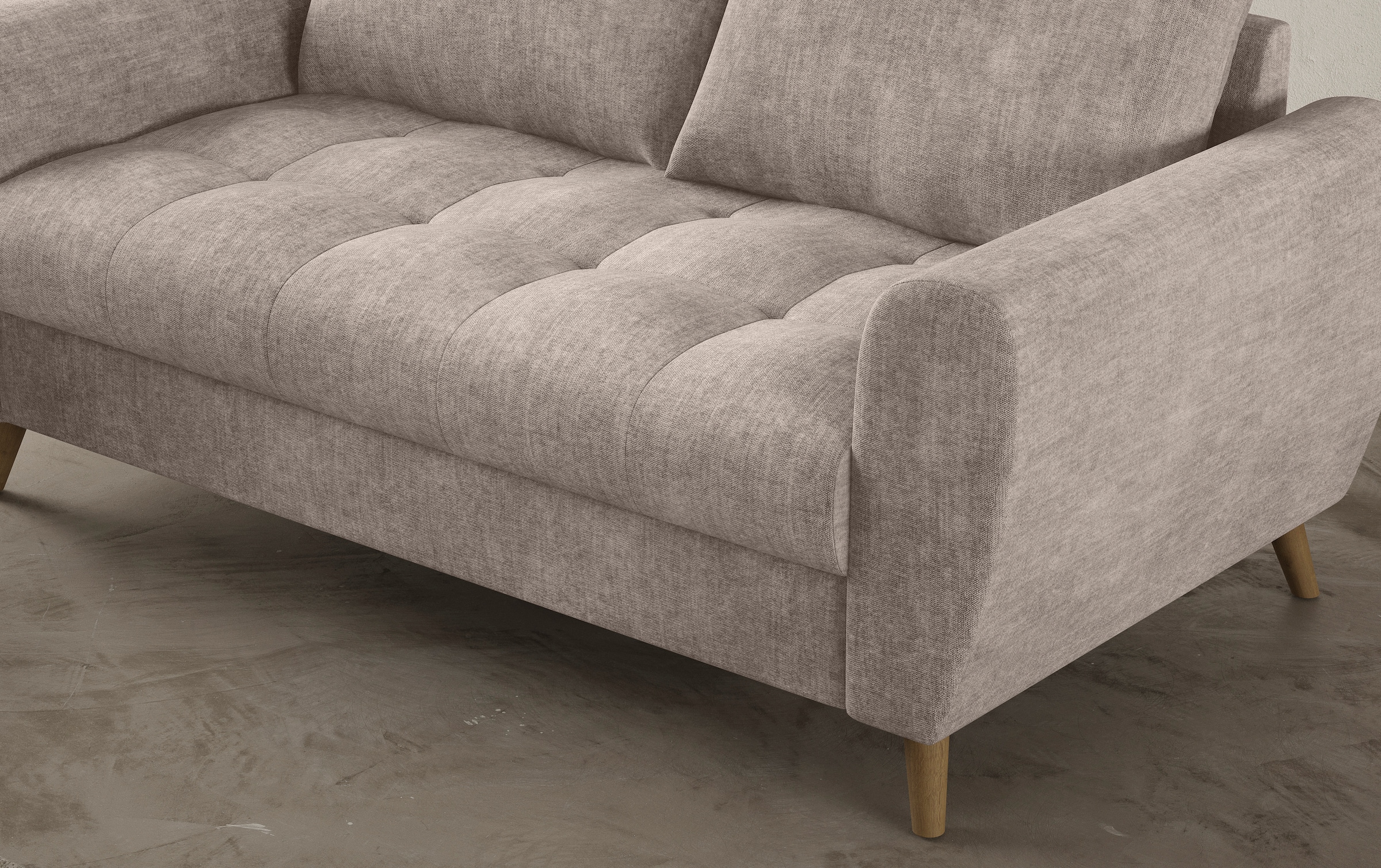 Mr. Couch 2,5-Sitzer »Blackburn II«, Mit Kaltschaumpolsterung bis 140 kg belastbar