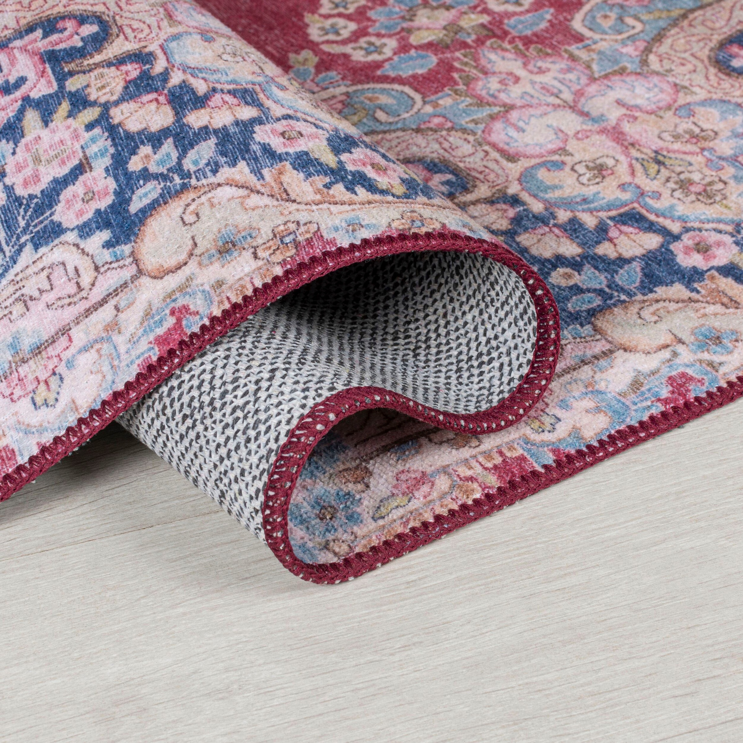 FLAIR RUGS Teppich »Colby«, rechteckig, 7 mm Höhe, fußbodenheizungsgeeignet, Orient-Optik, Vintage Design, waschbar