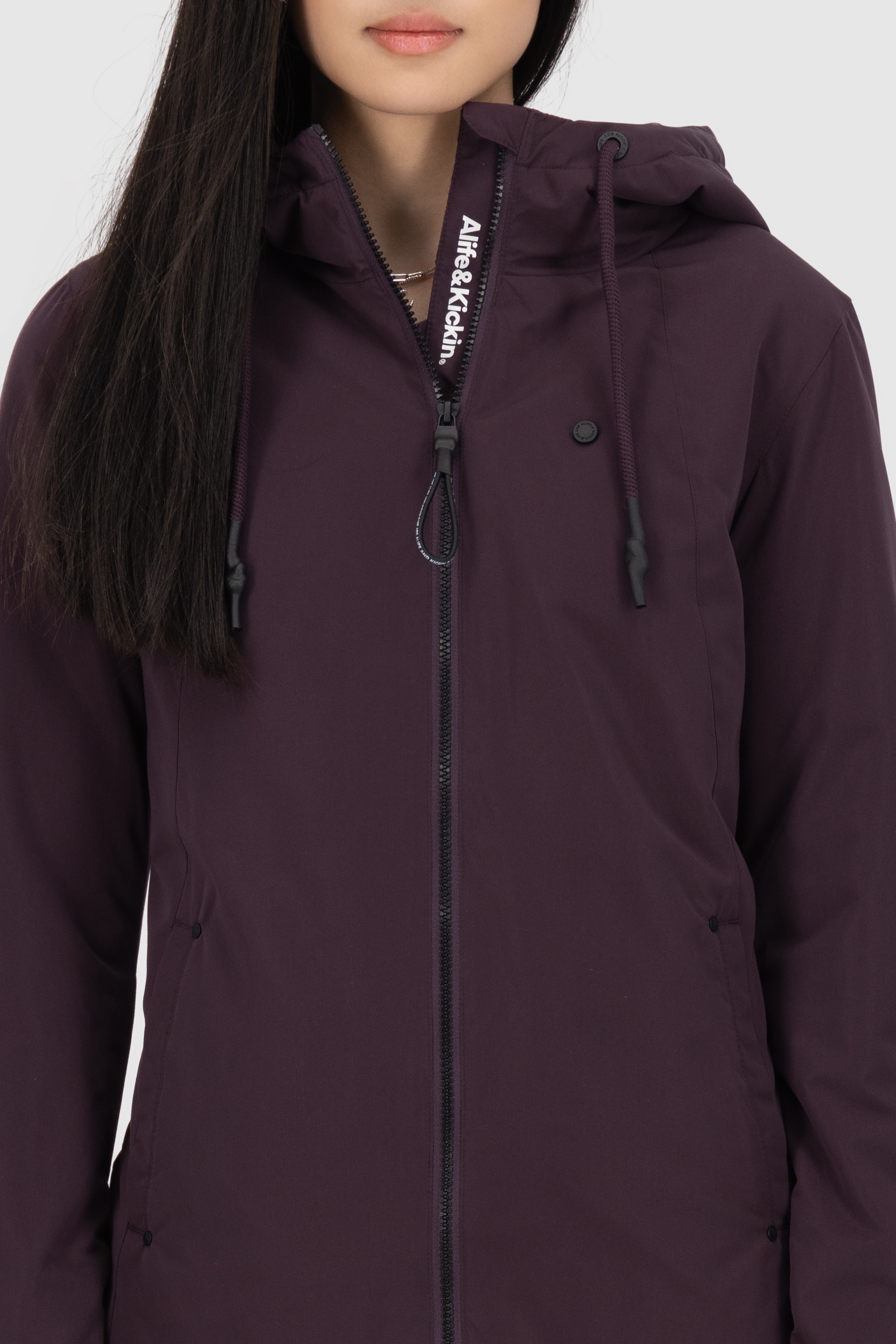 Alife & Kickin Winterjacke »Damen LilouAK A«, Warm gefütterte Jacke mit flauschigen Teddyfell Innenfutter