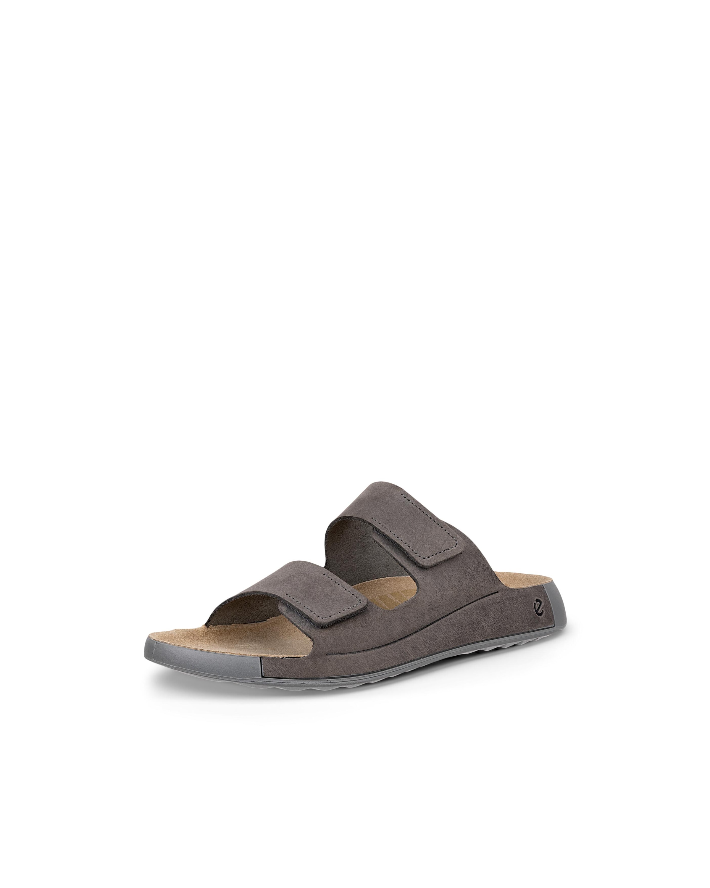 Ecco Pantolette »Cozmo M«  Sommerschuh, Schlappen, Klettschuh mit dezenten Ziernähten