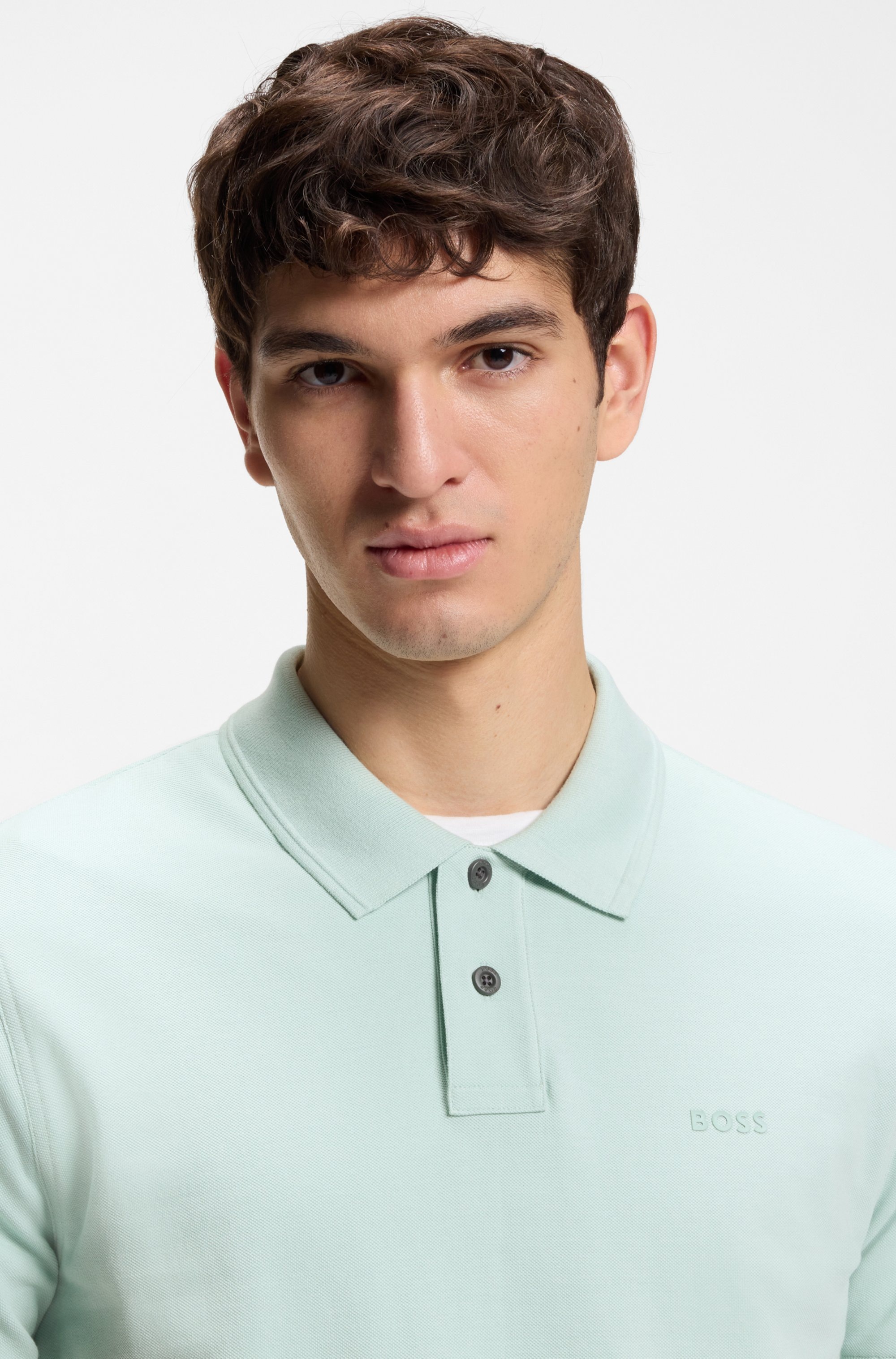 BOSS ORANGE Poloshirt »Prime Regular Fit« Cotton Pique Polo aus 100% Baumwolle