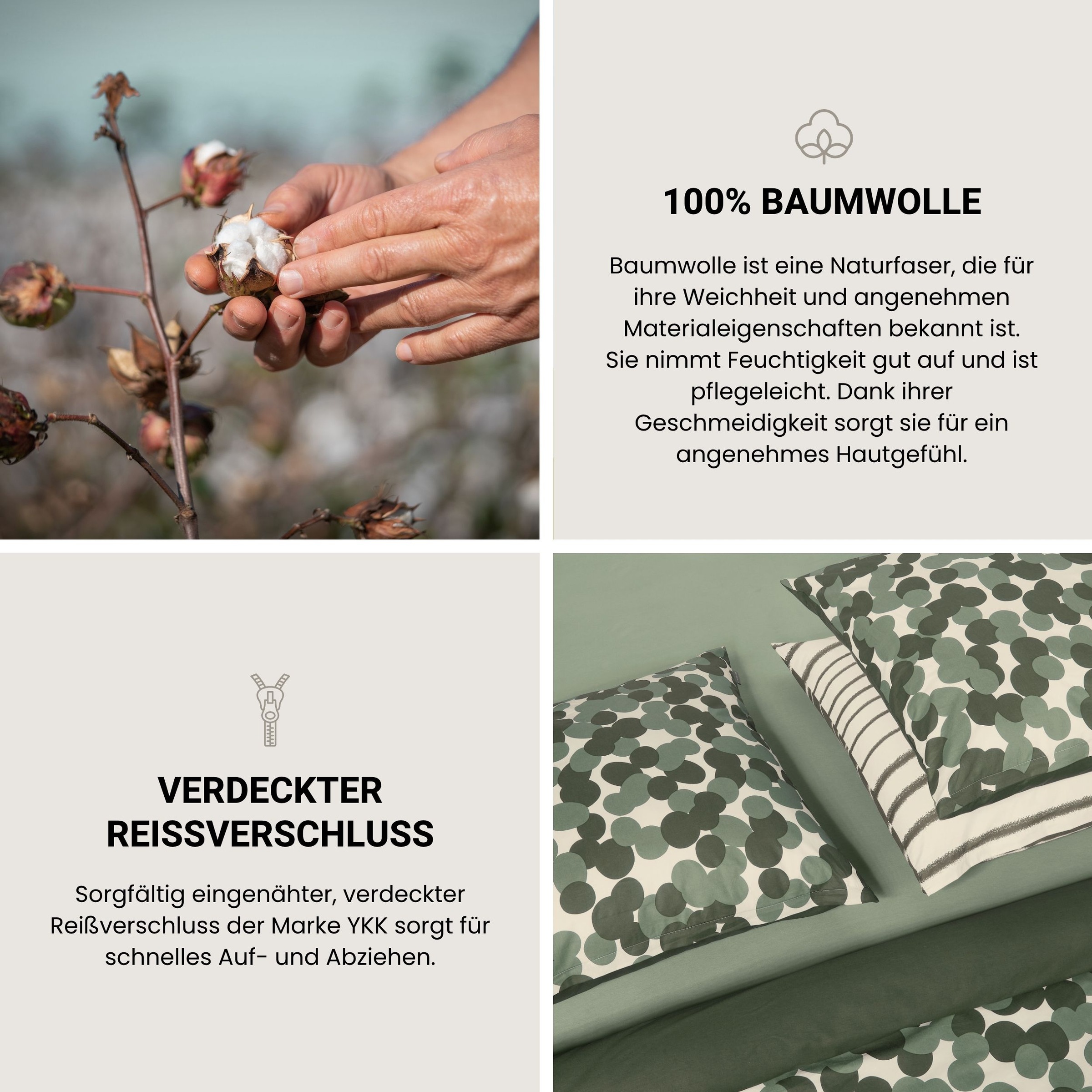 Schiesser Wendebettwäsche »Wesley aus weicher Baumwolle im Streifen-Look« 2 Stk. OEKO-TEX® MADE IN GREEN