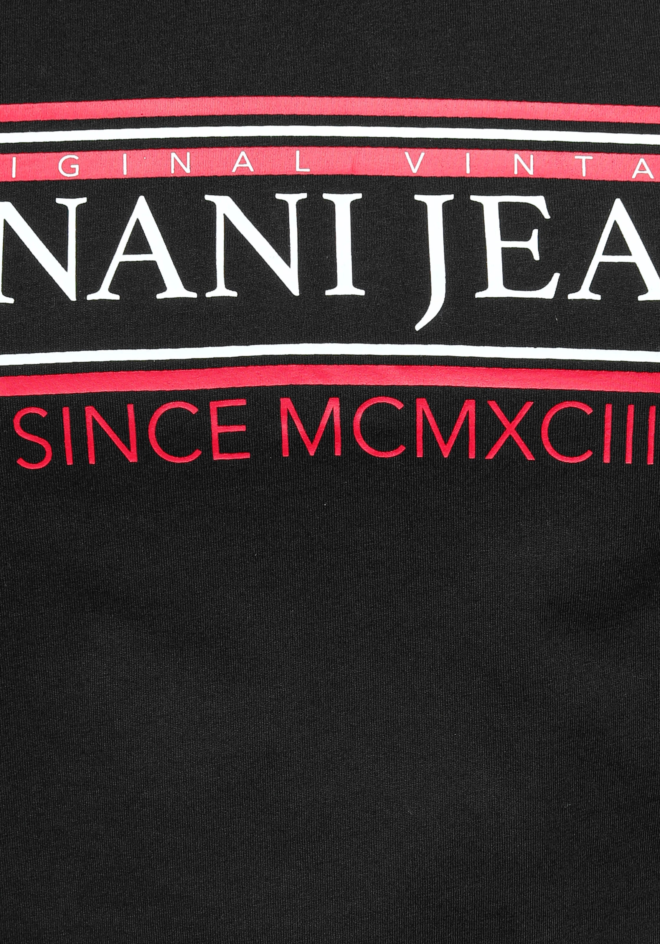 Bruno Banani T-Shirt, kurzärmelig, schmal geschnitten, bedruckt, Rundhalsausschnitt