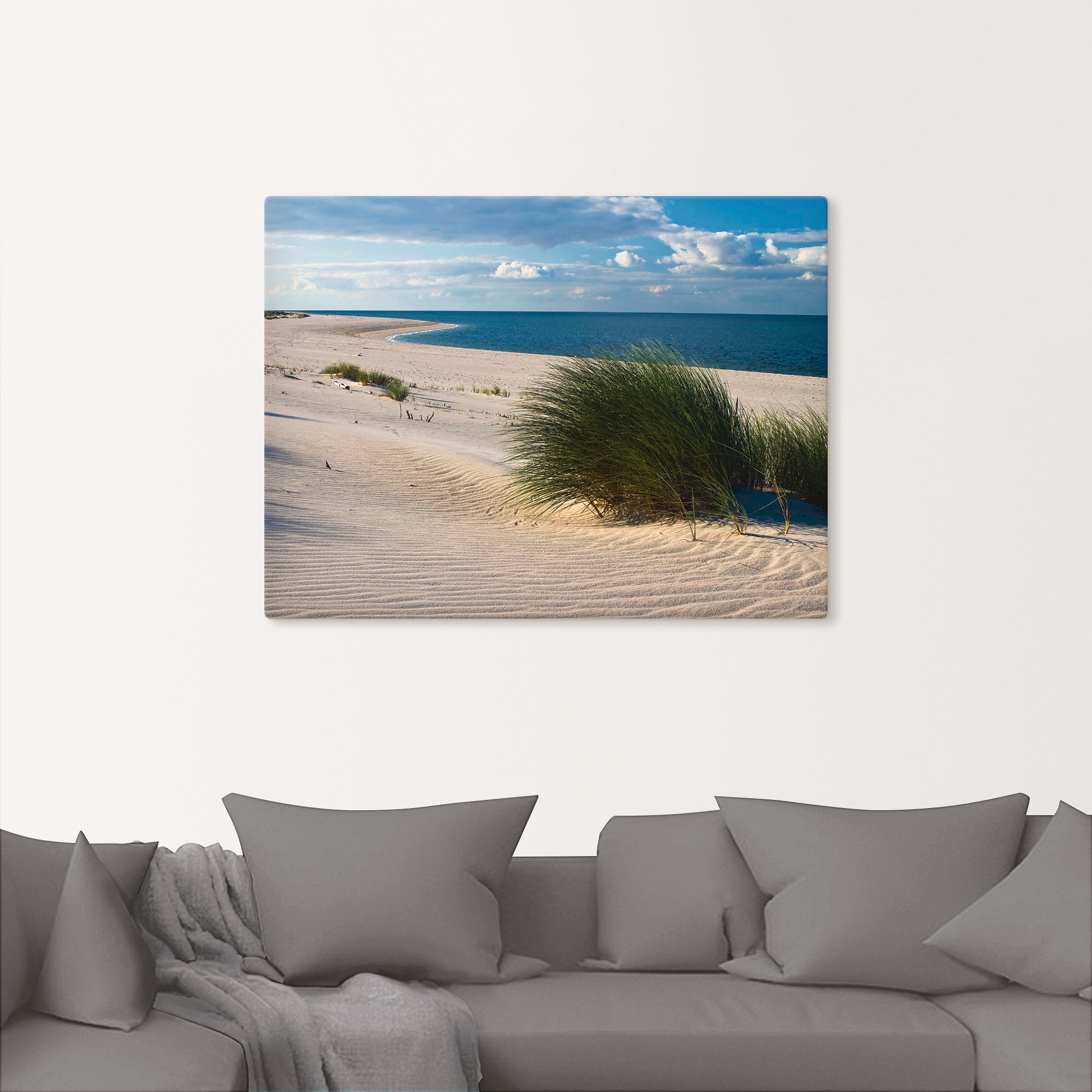 Artland Wandbild »Gras am Strand«, Strand, (1 St.), als Alubild, Outdoorbil günstig online kaufen