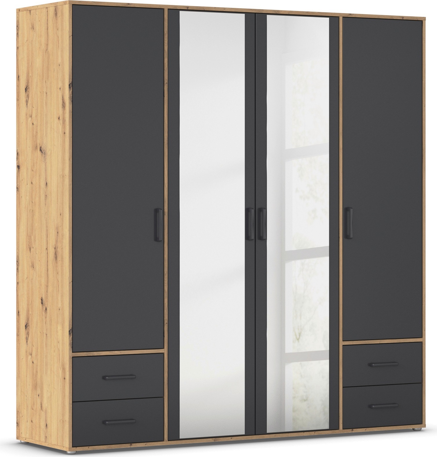 rauch Drehtürenschrank »Kleiderschrank Schrank Garderobe Wäscheschrank VOYA günstig online kaufen
