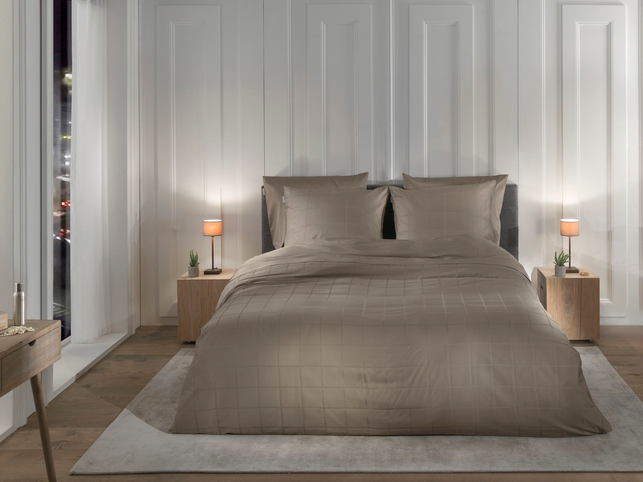 Heckett & Lane Wendebettwäsche »Diamante« 2 Stk. tlg. kariert, hochwertiges günstig online kaufen