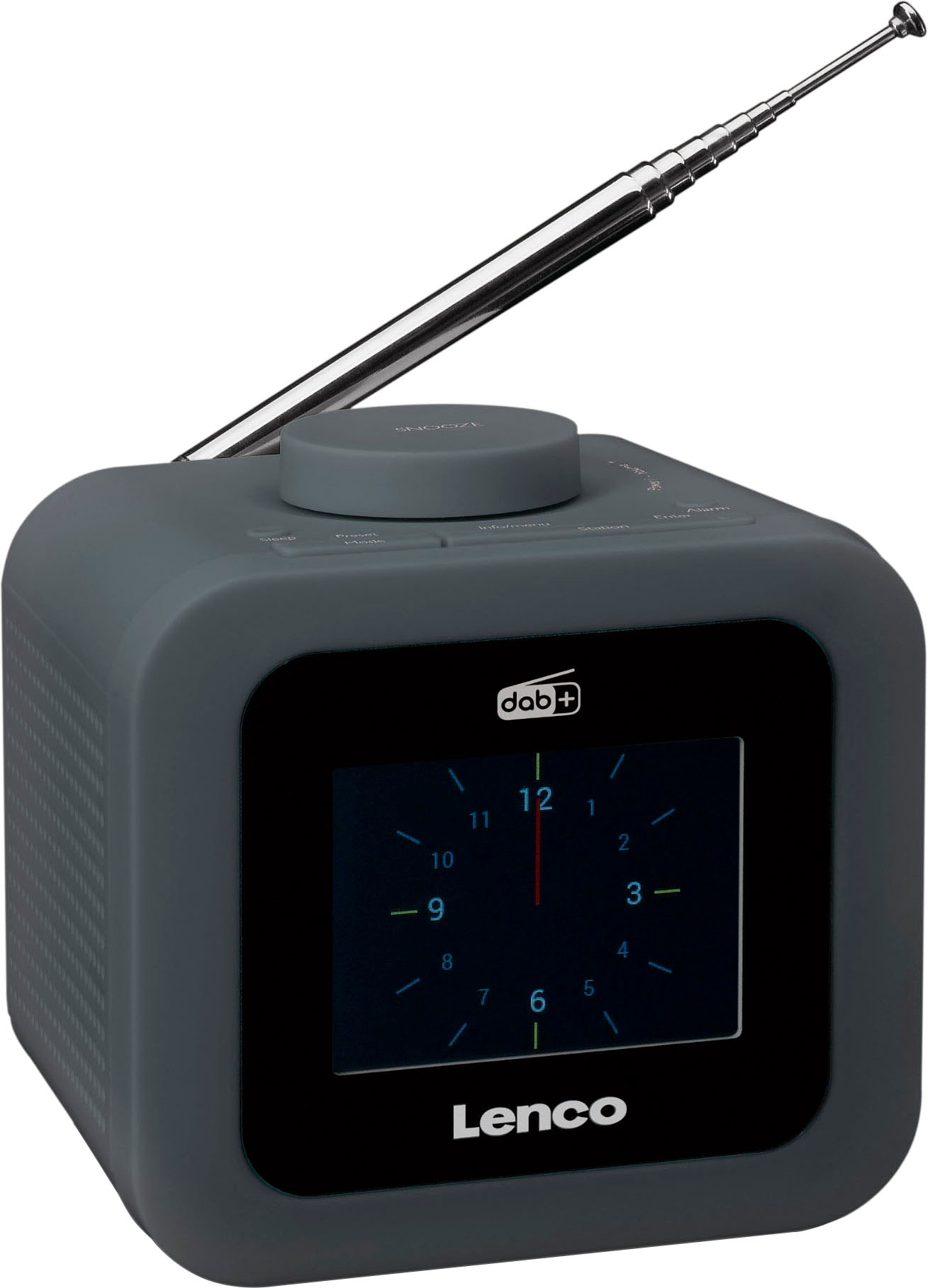 Lenco Digitalradio (DAB+) »CR-620 FM-/DAB+ Radiowecker«, (FM-Tuner)