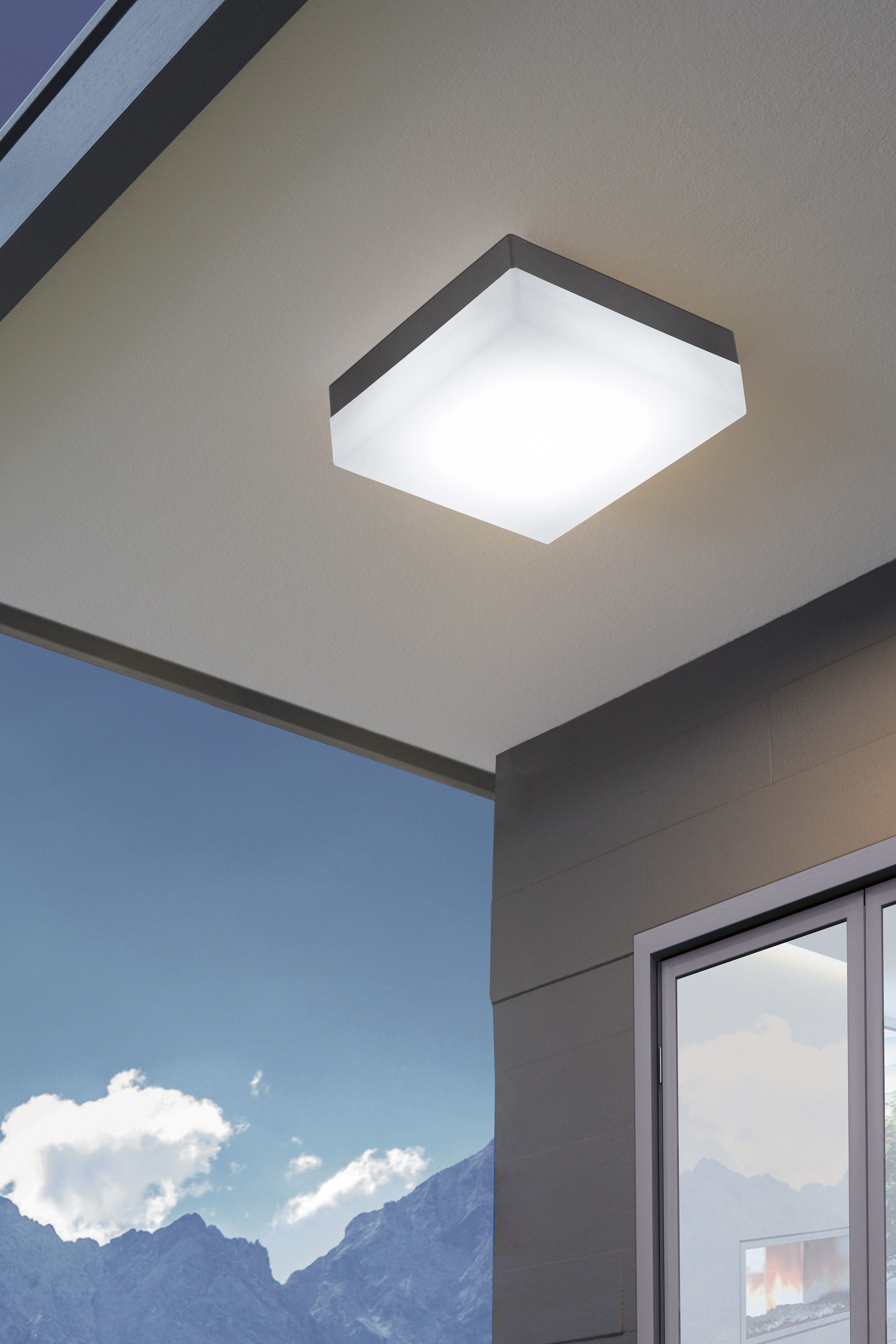 EGLO LED Außen-Deckenleuchte »SONELLA«, 1 flammig, Leuchtmittel LED-Board günstig online kaufen