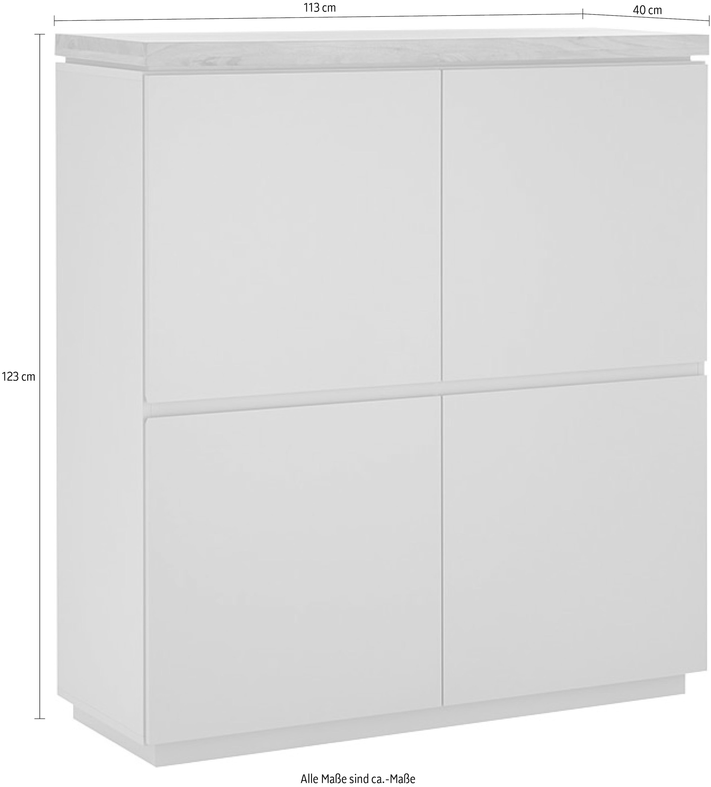 MCA furniture Kommode »PALAMOS Kommode«, Türen mit Dämpfung