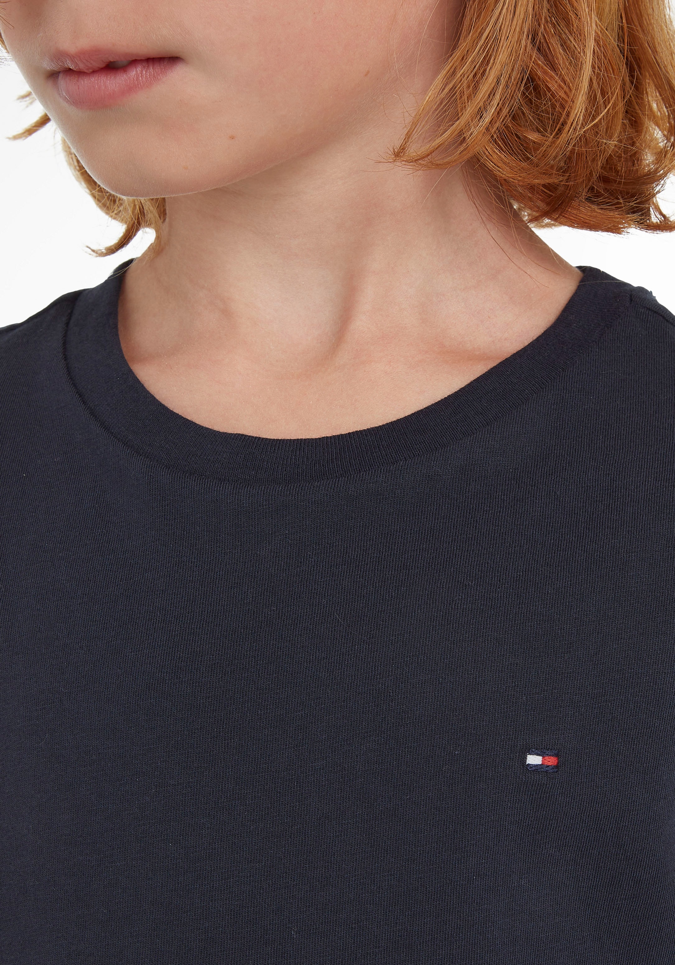 Tommy Hilfiger T-Shirt »BOYS BASIC CN KNIT«