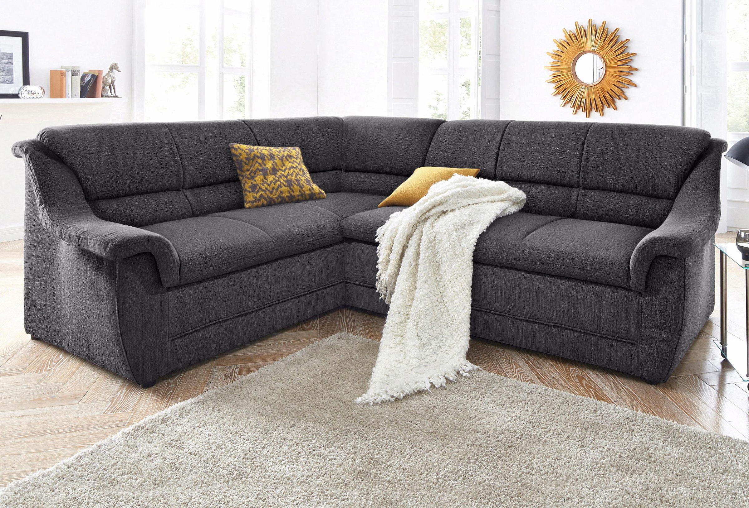 DOMO collection Ecksofa »Lale zeitlose Formensprache, komfortabel, L-Form«, günstig online kaufen