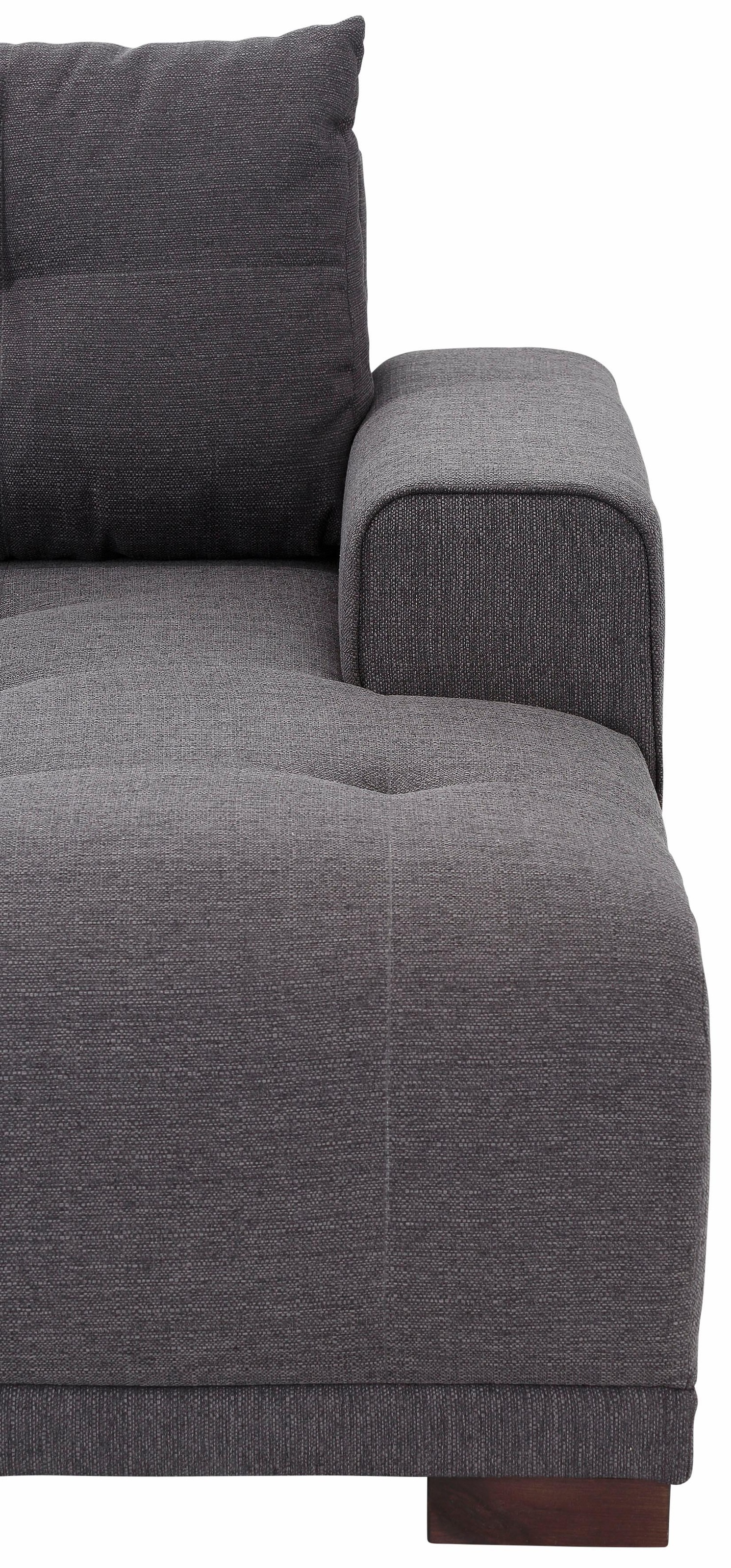 Home affaire Wohnlandschaft »Viborg U-Form«, mit Regal in der Armlehne, wahlweise mit Bettfunktion