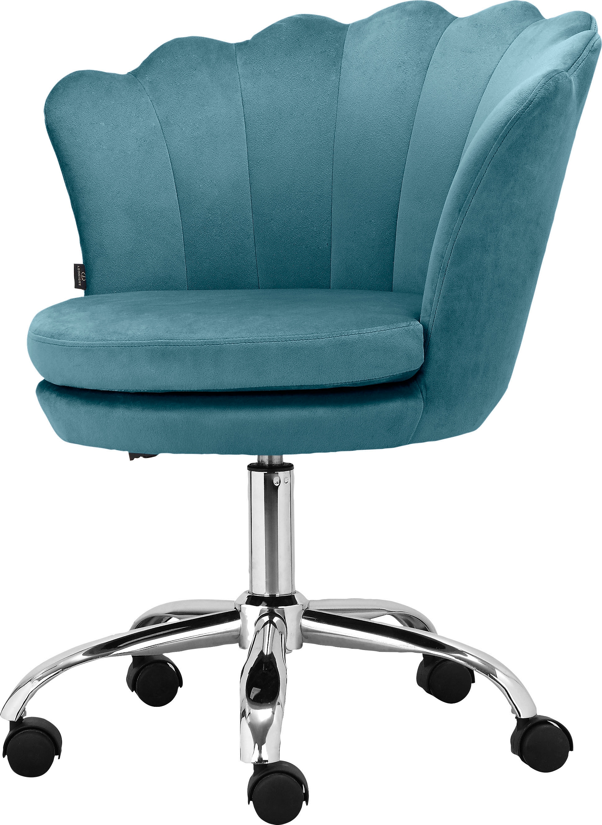 Leonique Bürostuhl »Helleu«, hohenverstellbar, 360° Sitzhöhe bestellen 48-56,5 Metall, aus in Gestell cm Raten auf verschiedenen enthältlich, Farbvarianten drehbar
