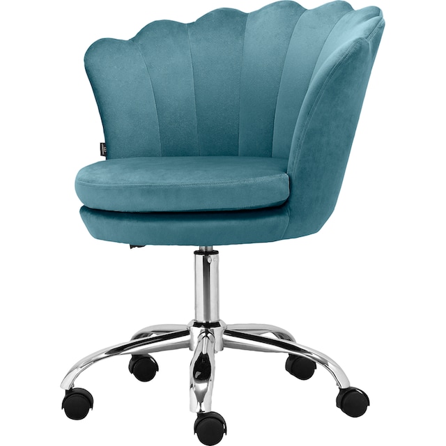 Leonique Bürostuhl »Helleu«, hohenverstellbar, 360° drehbar, Gestell aus  Metall, in verschiedenen Farbvarianten enthältlich, Sitzhöhe 48-56,5 cm auf  Raten bestellen