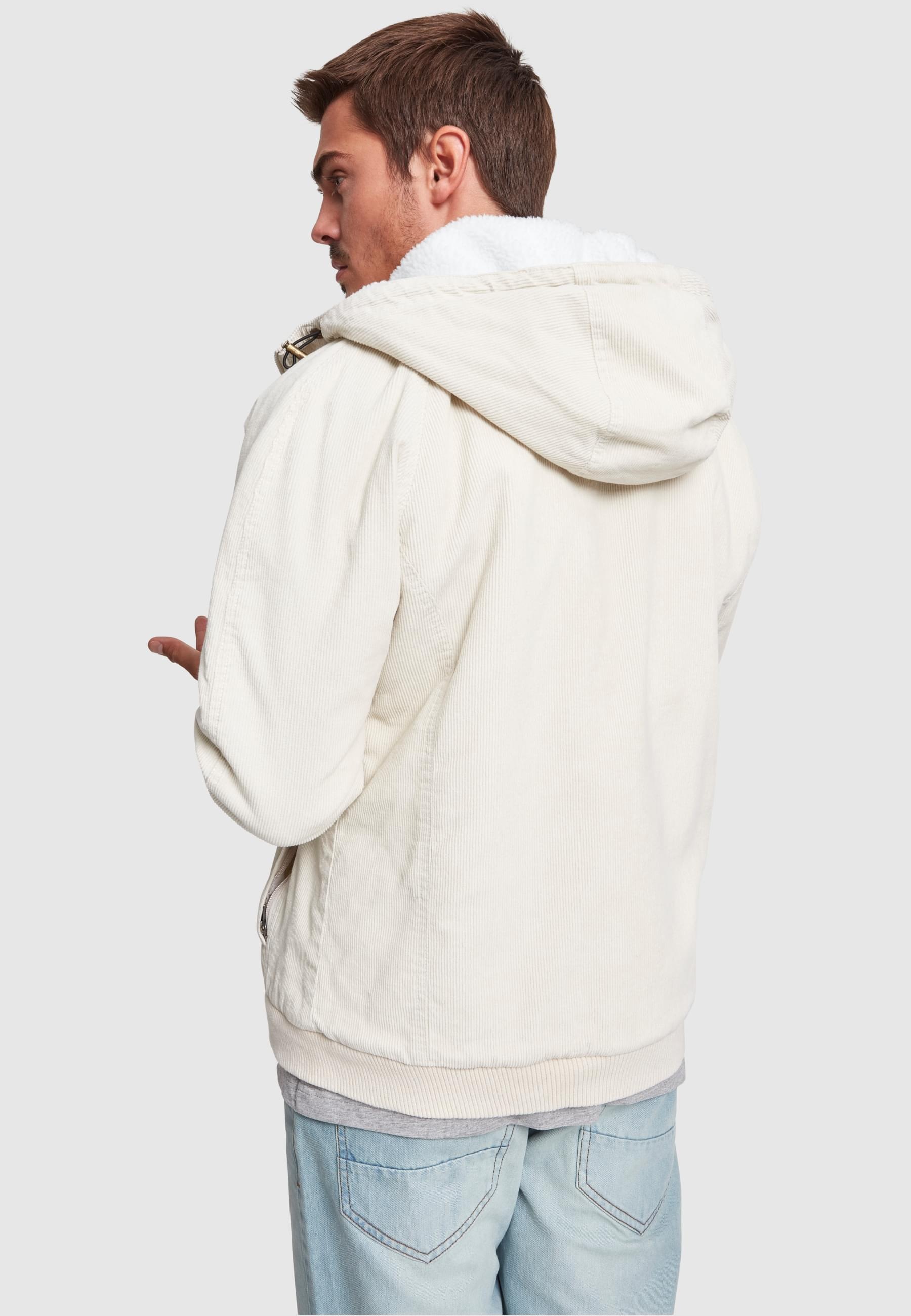 URBAN CLASSICS Winterjacke »Urban Classics Herren Hooded Corduroy Jacket« 1 Stk. tlg. mit Kapuze