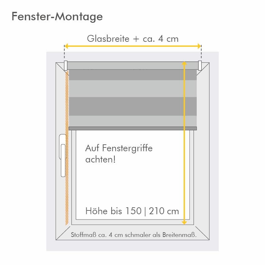 Good Life Doppelrollo »MELIA«, Lichtschutz, und bestellen bequem schnell ohne Bohren