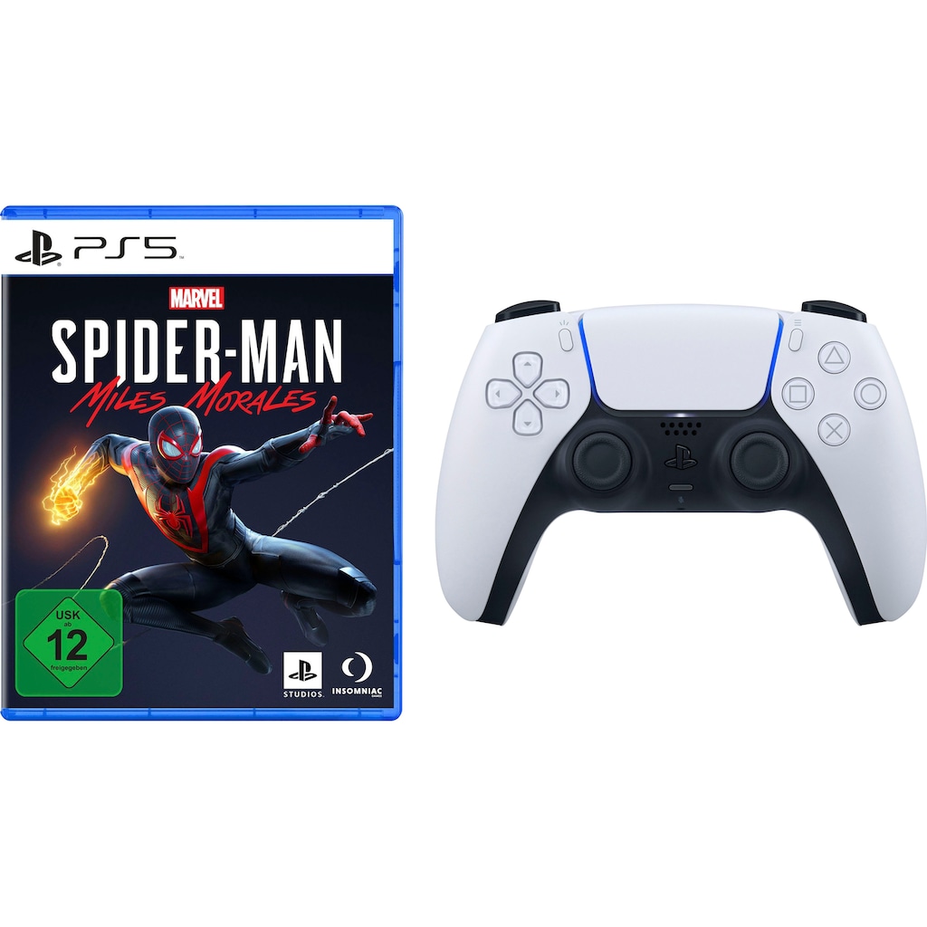 PlayStation 5 Wireless-Controller »DualSense«, inkl. Marvel's Spider-Man: Miles Morales