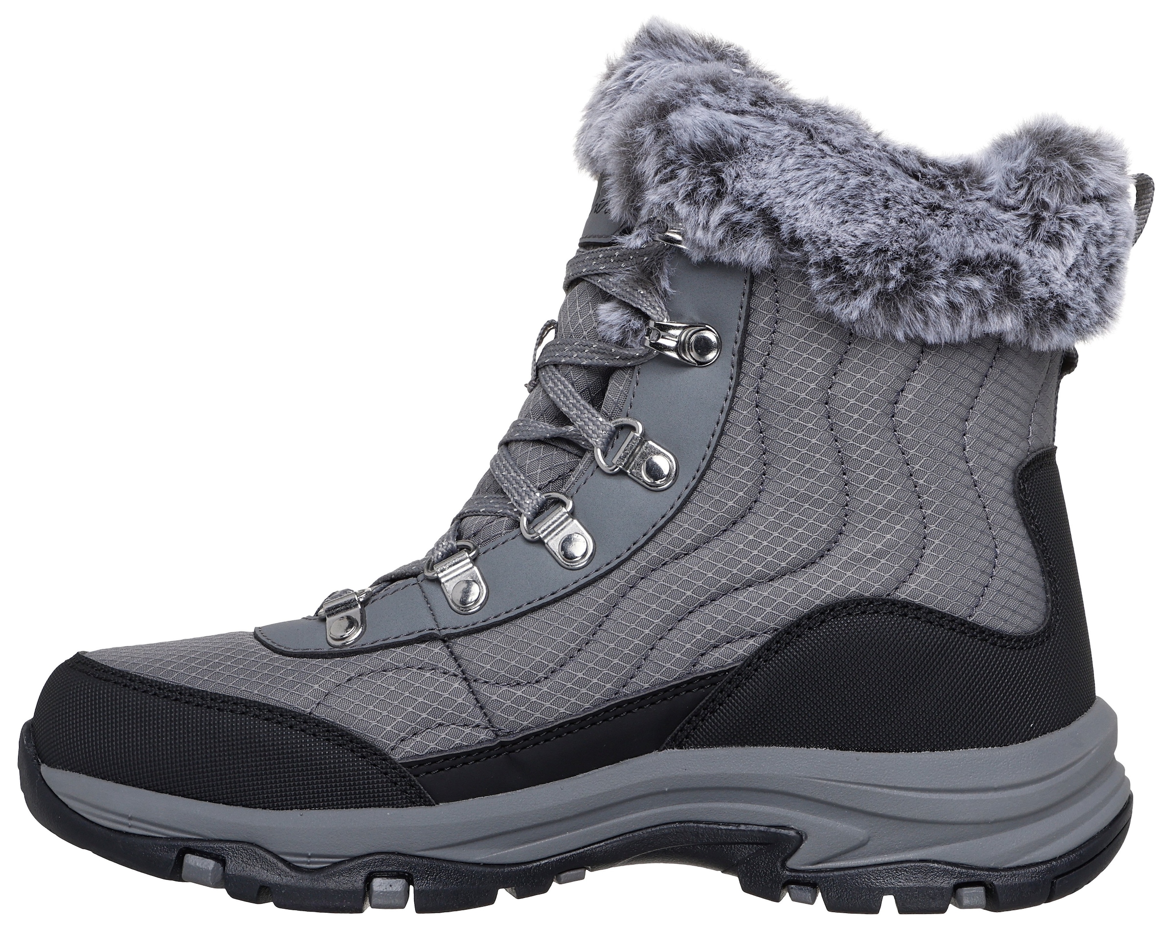 Skechers Winterboots »TREGO-STORMIE«, Snowboots, Schnürstiefel mit rutschhemmender Laufsohle