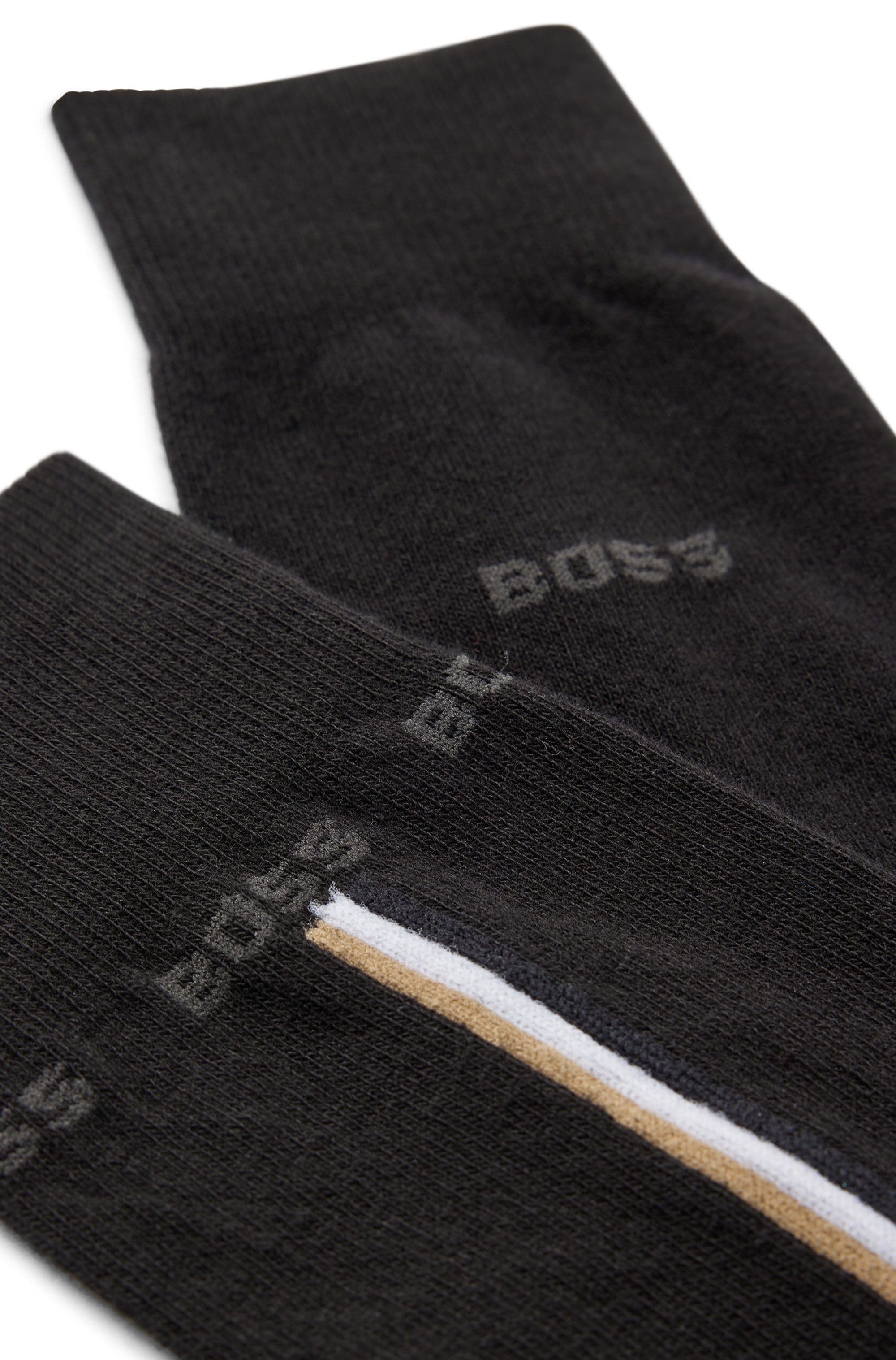 BOSS Businesssocken »2P RS Iconic CC«, (2 Paar), Neuheit, Kontraststreifen an der Seite