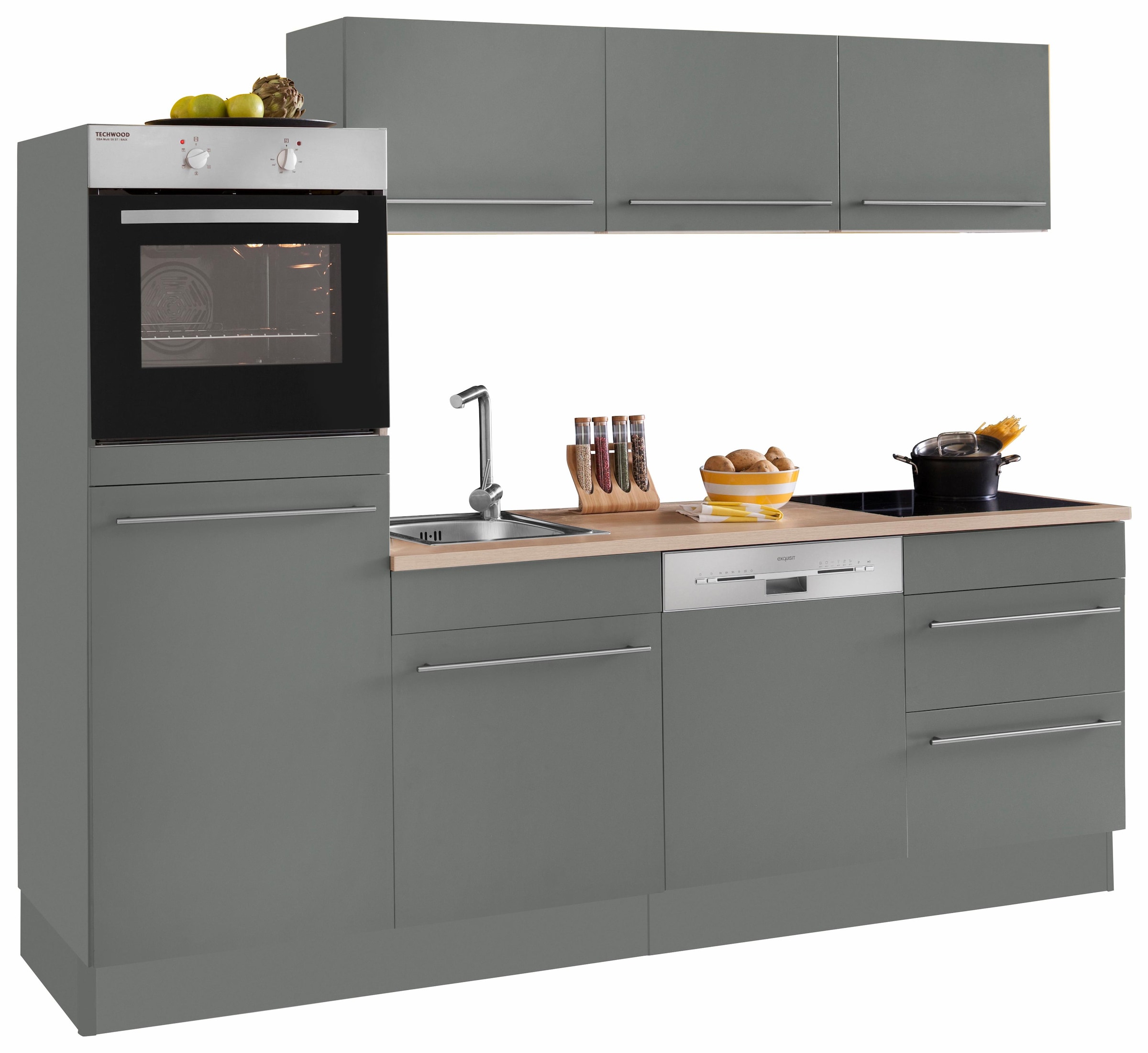 OPTIFIT Küche »Bern«, Breite 240 bestellen Stärke E-Geräten, wählbar auf mit der Arbeitsplatte cm, Rechnung