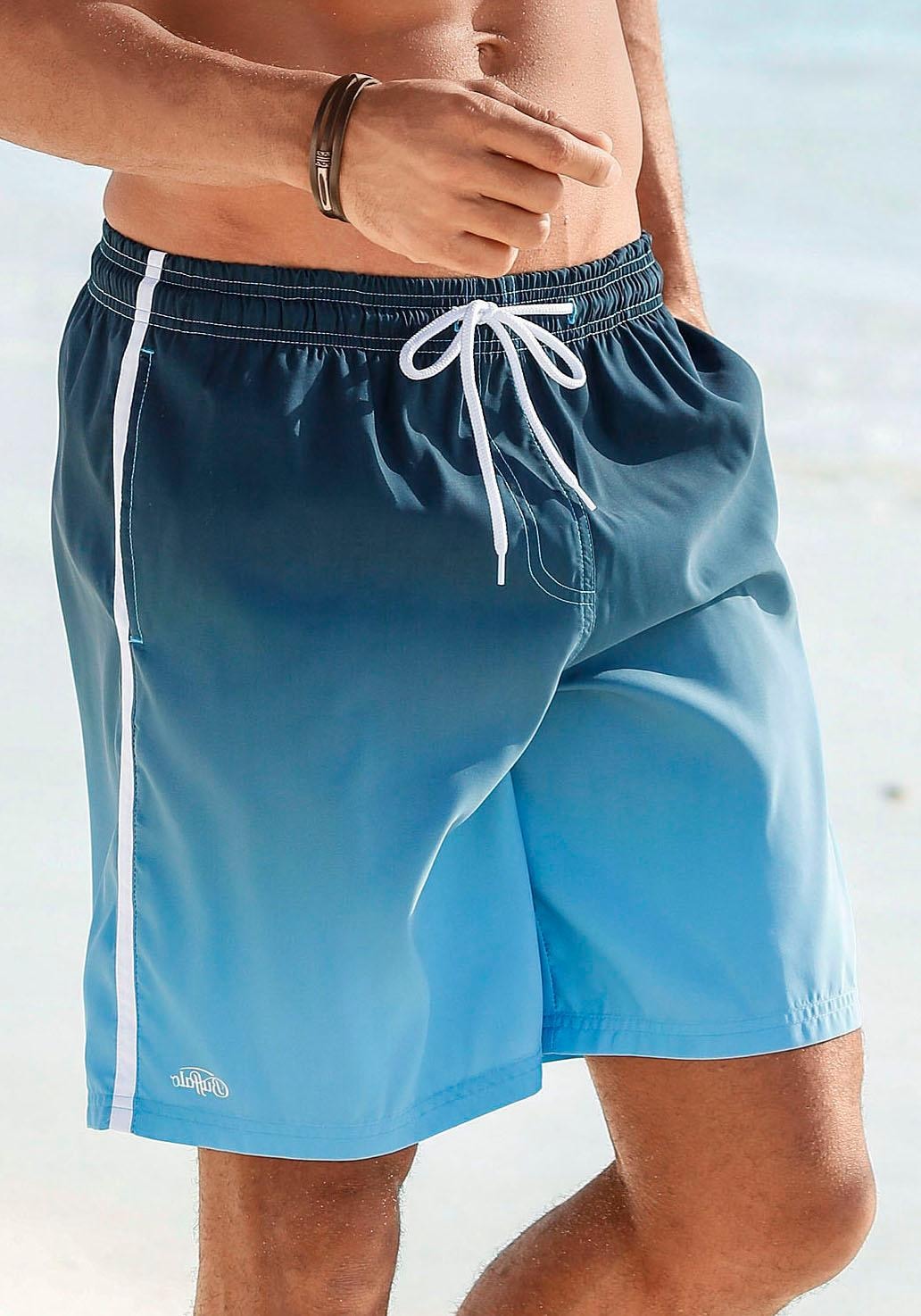 2. Bild von Buffalo Badeshorts, mit Farbverlauf
