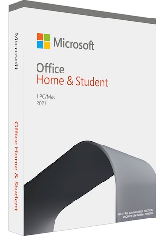 Officeprogramm »original Microsoft Office Home & Student 2021 für 1 PC/Mac,«