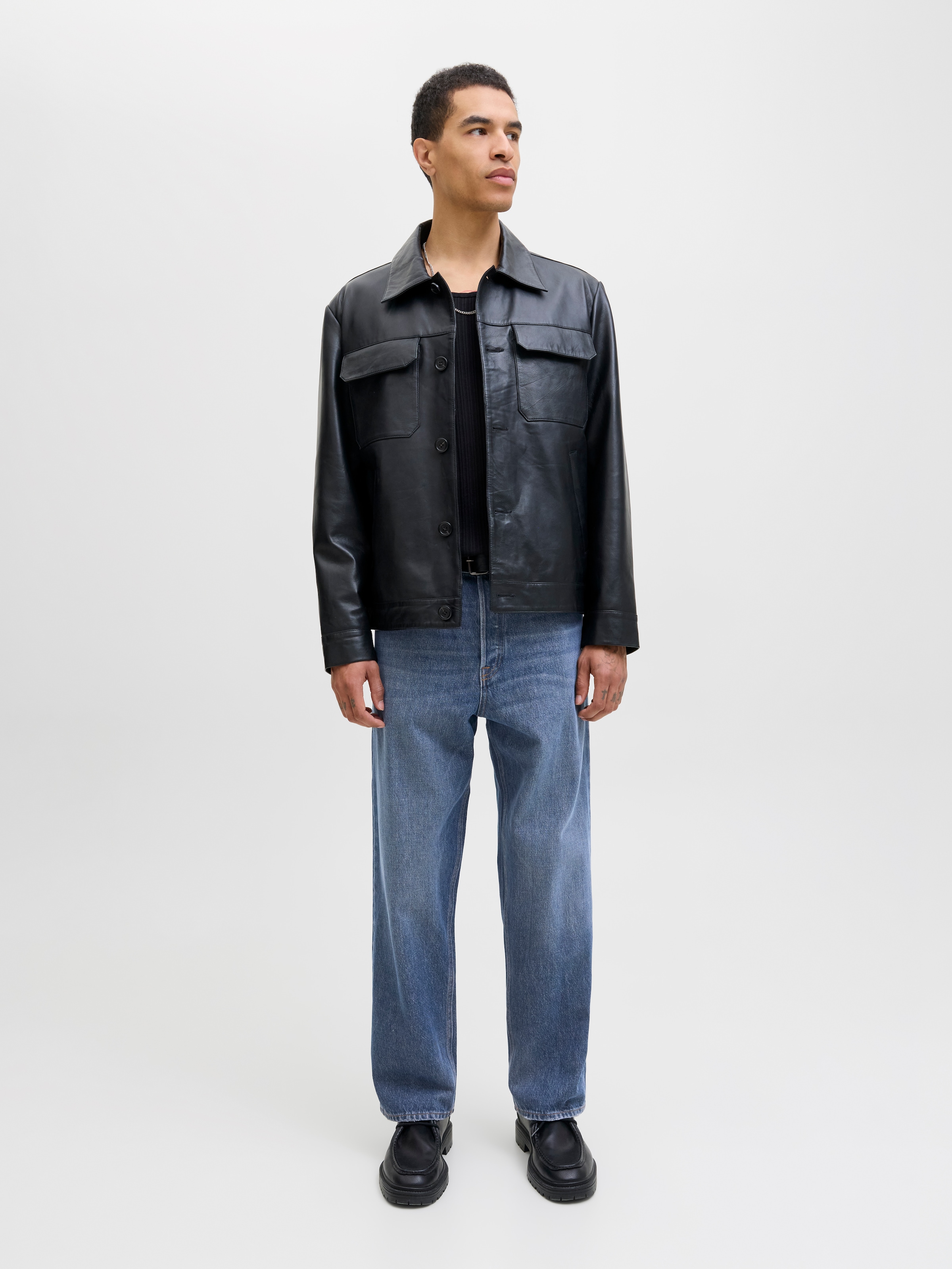 Jack & Jones Relax-fit-Jeans »JJIALEX mit cleanem Look und Taschenvielfalt«, mit Gürtelschlaufen