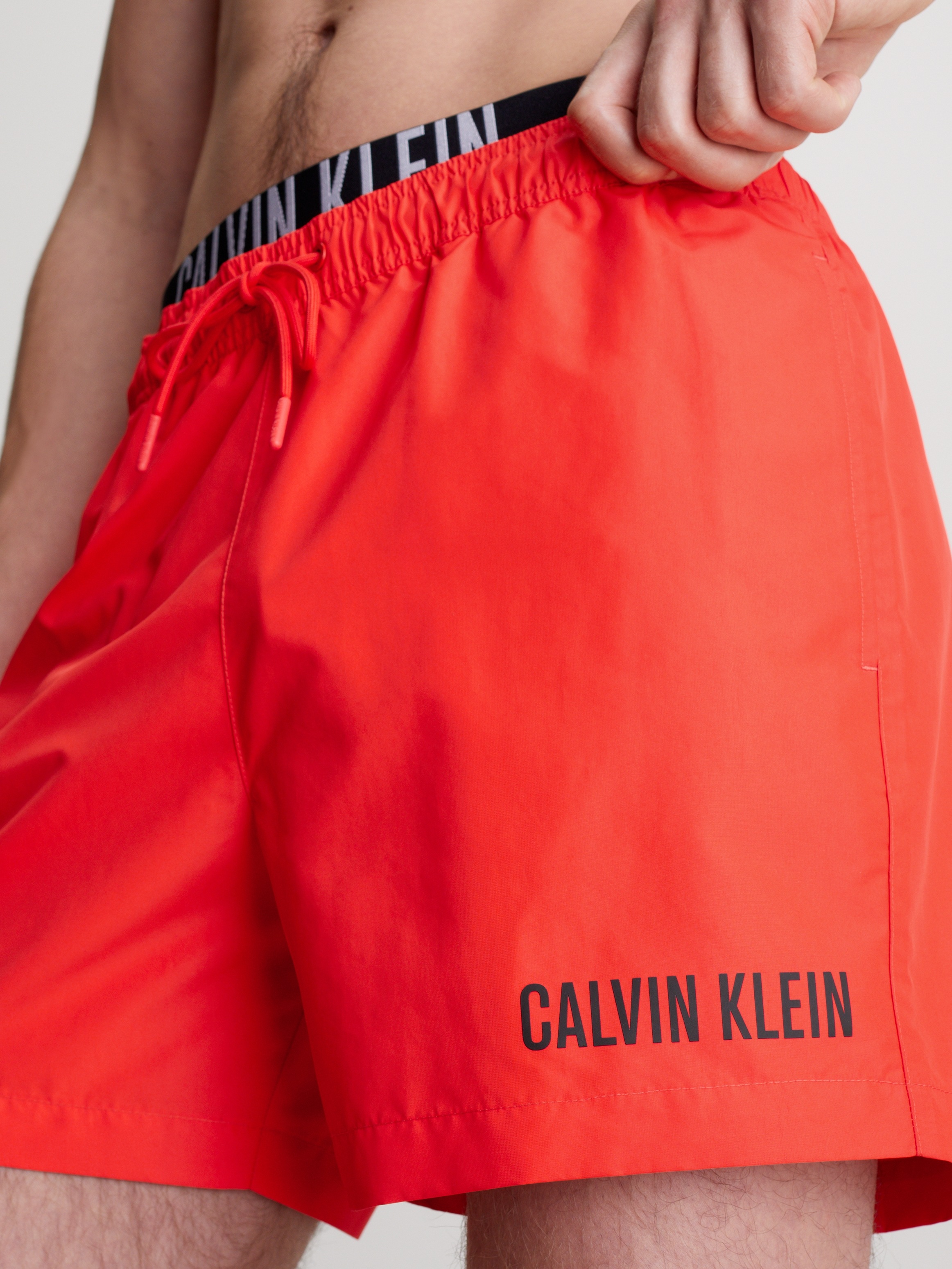 3. Bild von Calvin Klein Swimwear Badeshorts »MEDIUM DOUBLE WB«, mit doppeltem Bund