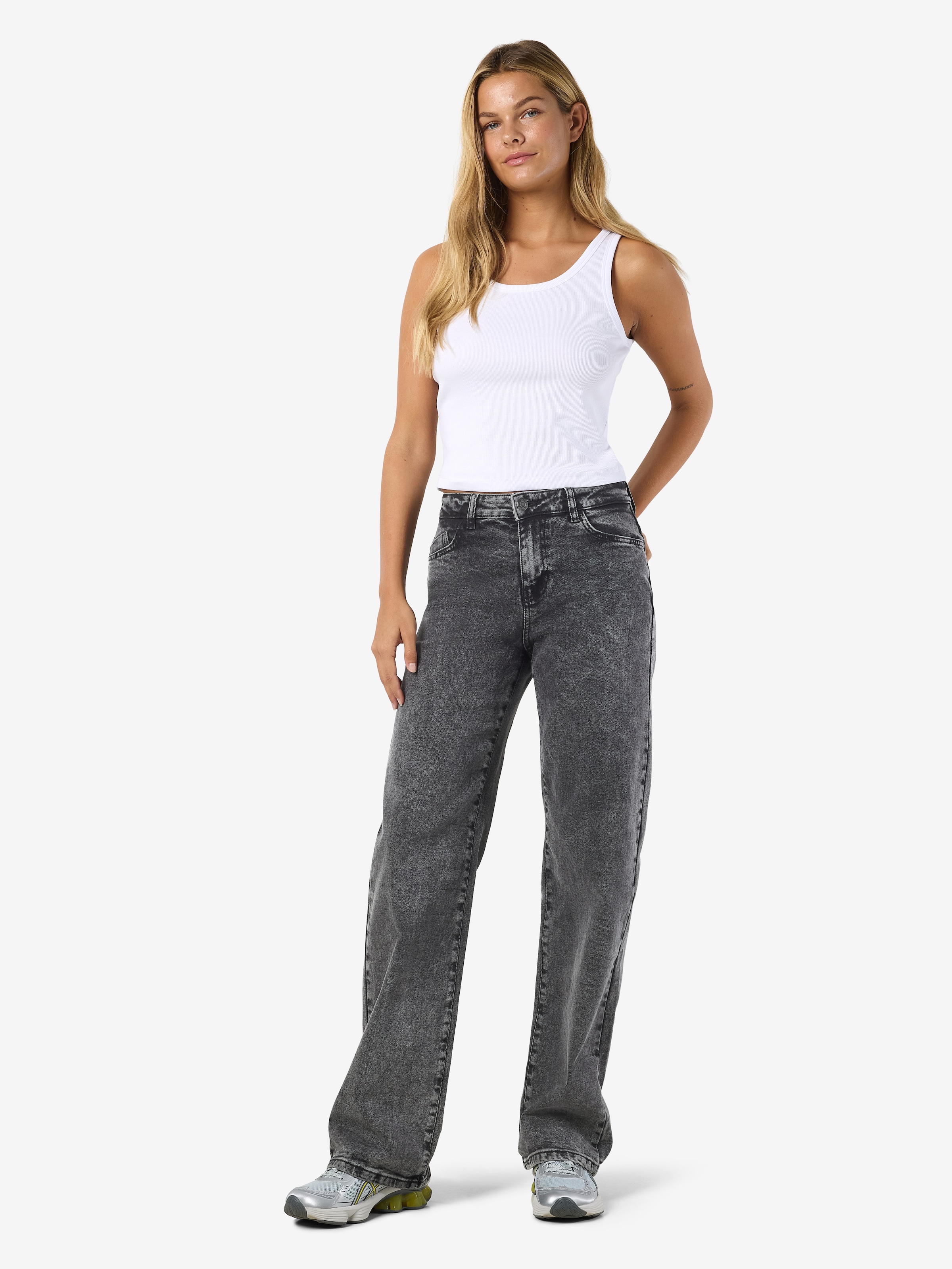 Noisy may Weite Jeans »NMYOLANDA NW WIDE JEANS AZ391DG FWD NOOS«