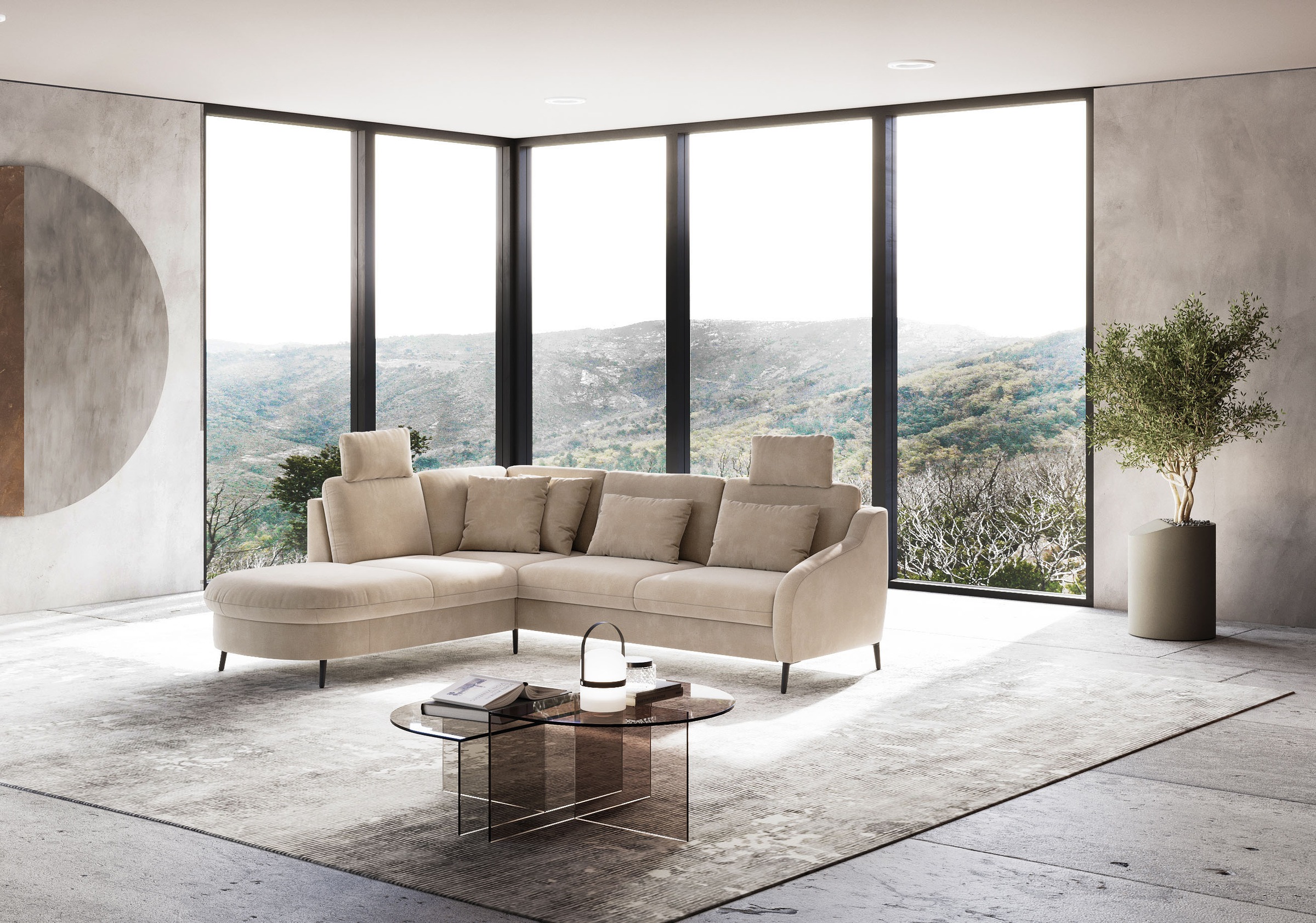sit&more Ecksofa »Soul L-Form«, wahlweise mit Bettfunktion und Bettkasten o günstig online kaufen