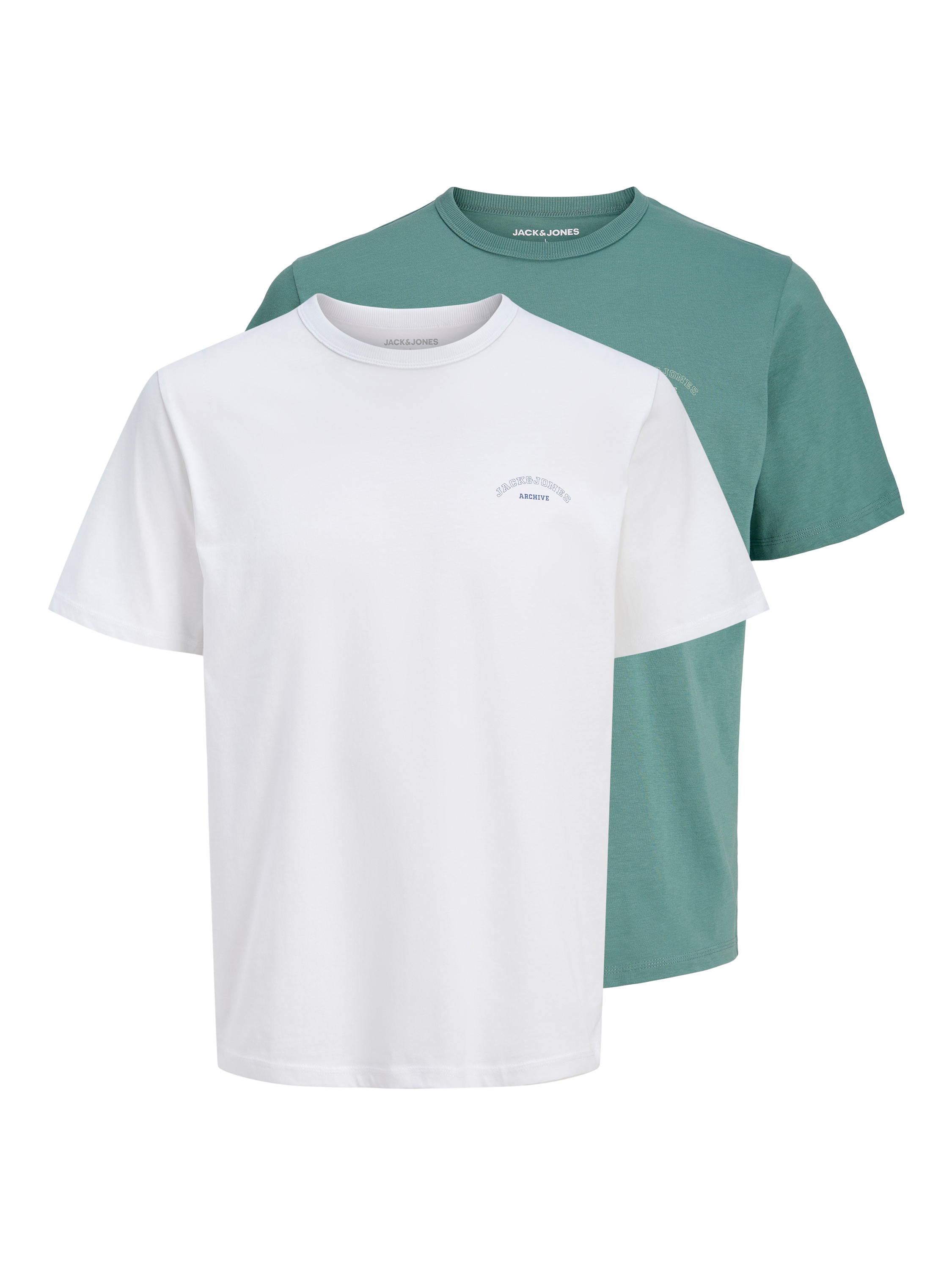 Jack & Jones Junior T-Shirt »JJCOLLEGE LOGO TEE SS CN 2PK MP JNR« Packung, 2 tlg.