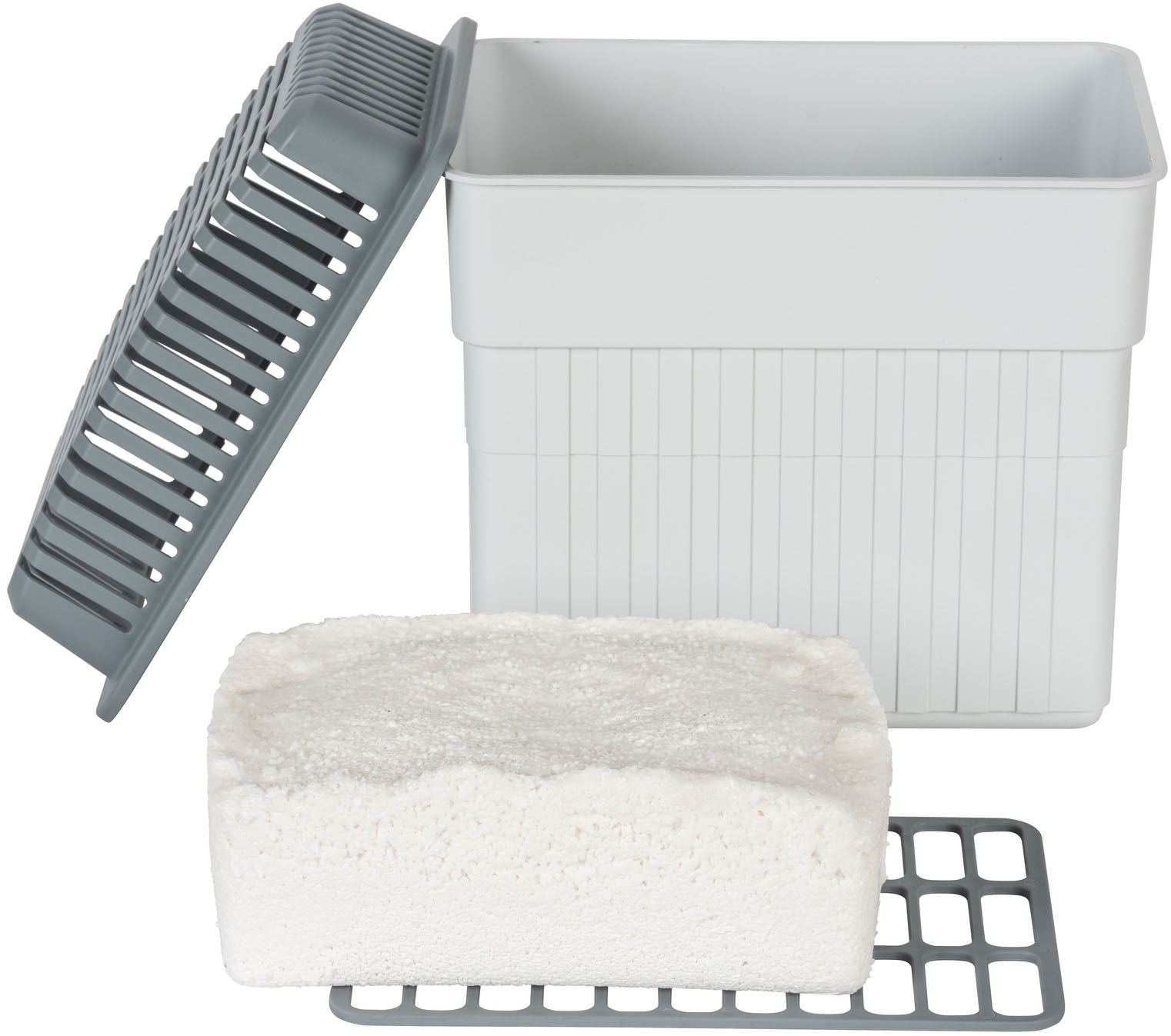 WENKO Luftentfeuchter »Grau« für 160 m³ Räume für Räume bis 160 m³, entfeuchtet geräuschlos und ohne Strom