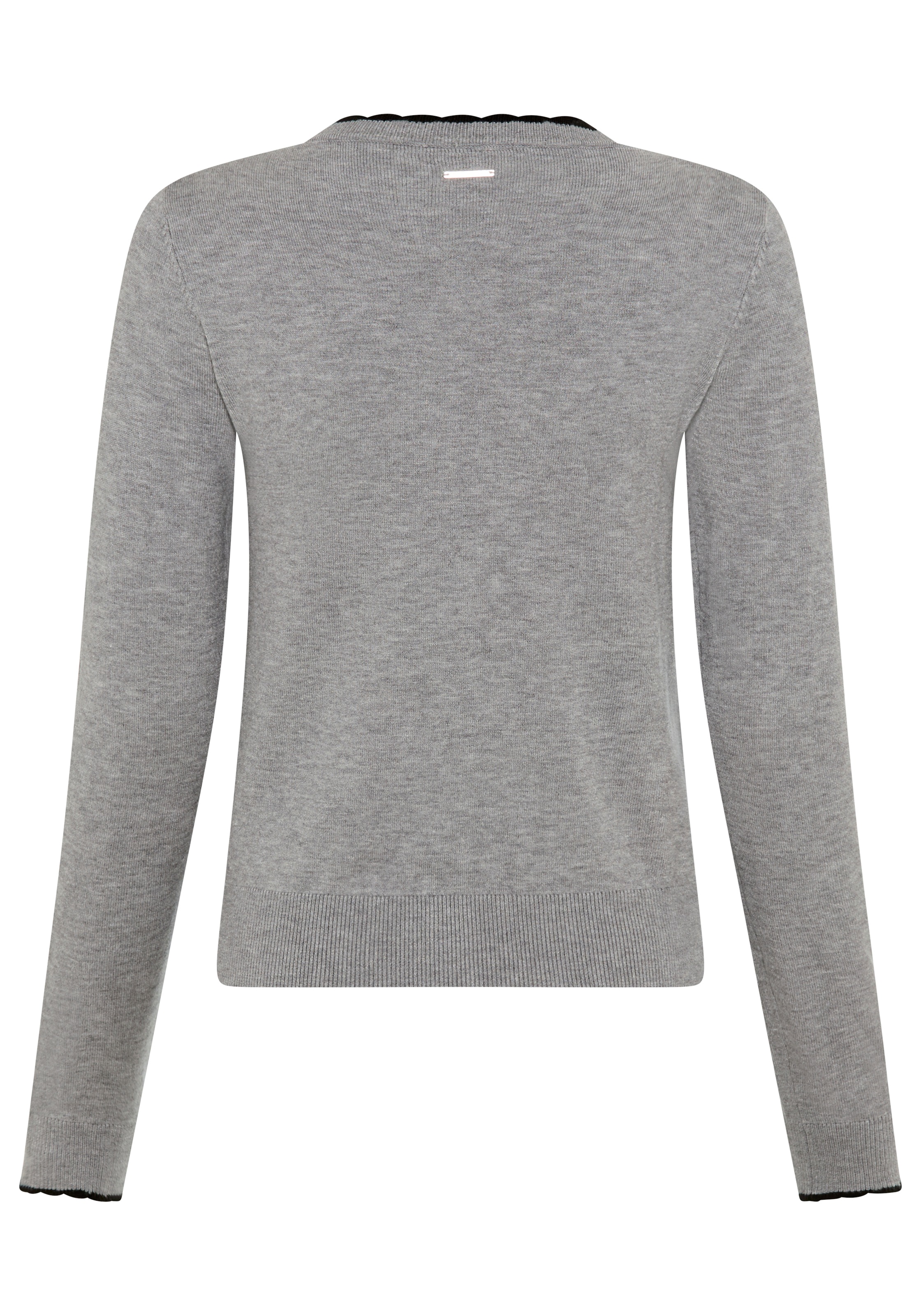 HECHTER PARIS Strickjacke, mit Wellenkante - NEUE KOLLEKTION