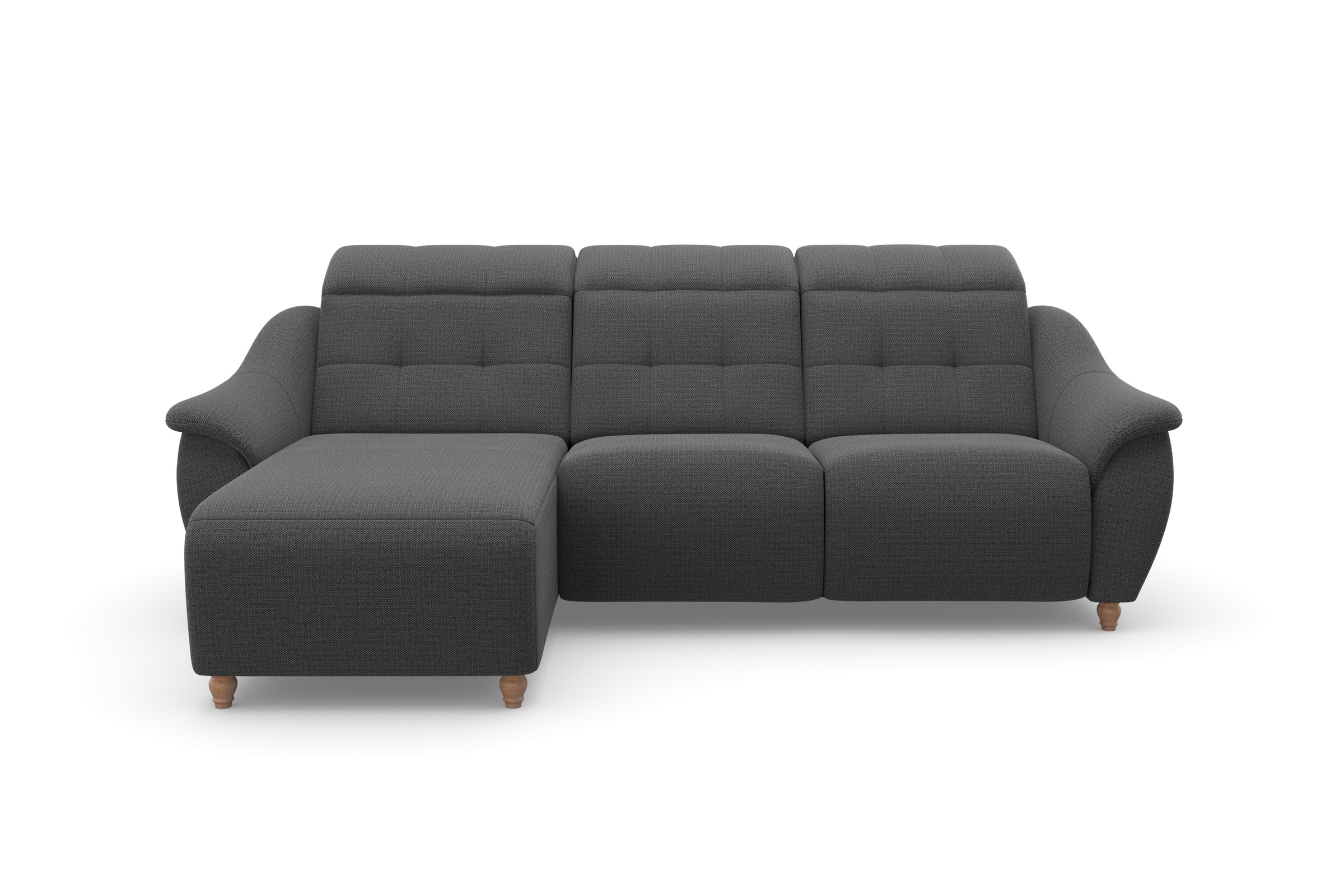 Home affaire Ecksofa »Boston L-Form« Kopfteilverstellung an jeder Sitzfläch günstig online kaufen