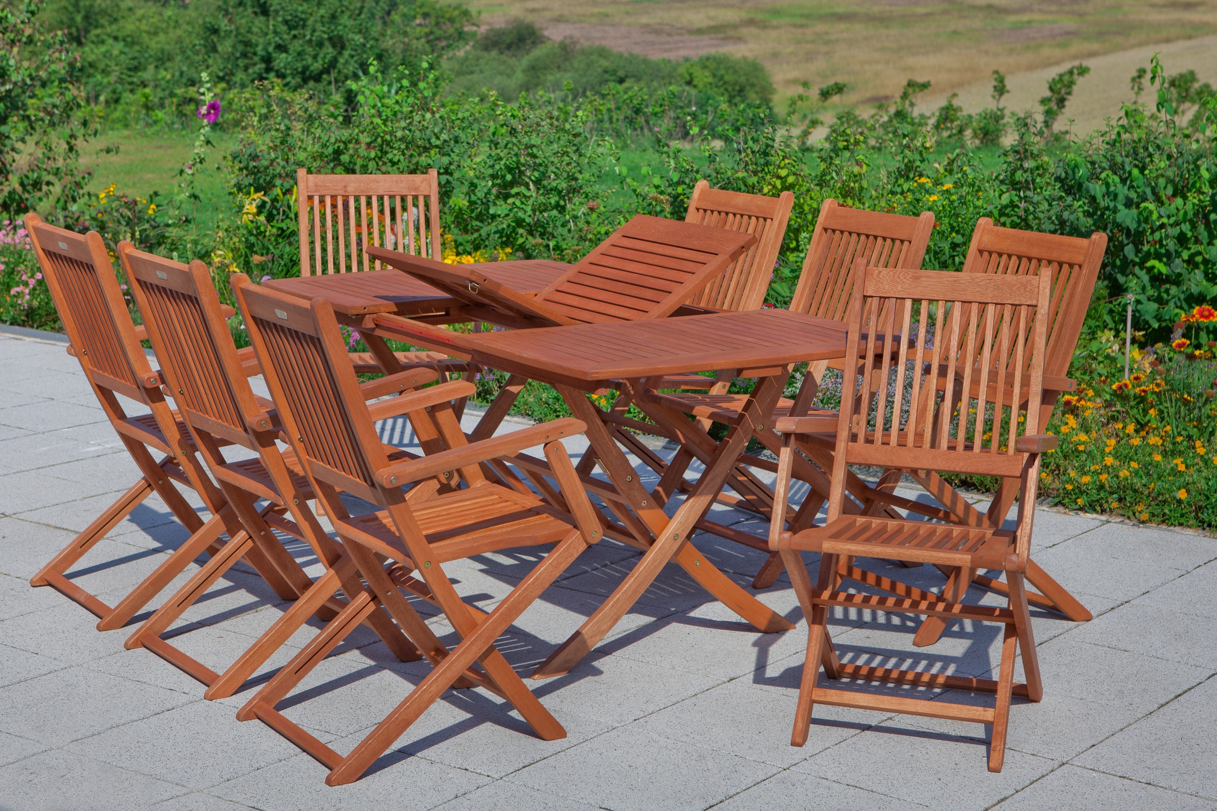 MERXX Garten-Essgruppe »»Rio«« Set, Geöltes Eukalyptusholz, 7 Stk. tlg. Aus günstig online kaufen