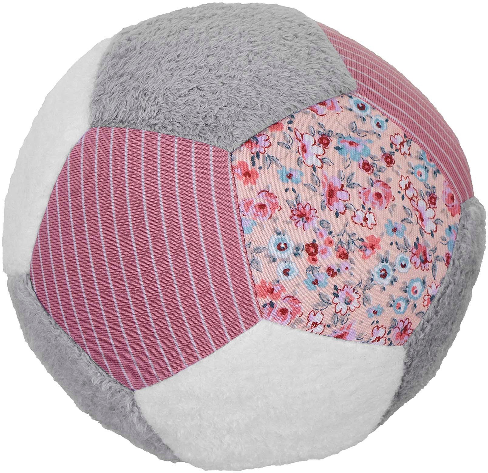 Sterntaler® Softball »Stoff, rosa/grau«, für Babys
