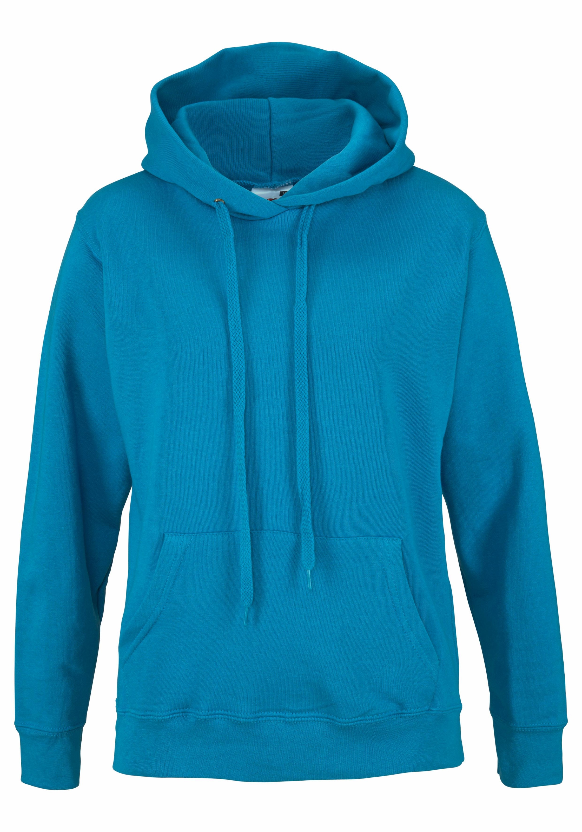 Fruit of the Loom Kapuzensweatshirt »Classic hooded Sweat Lady-Fit« mit Kängurutaschen